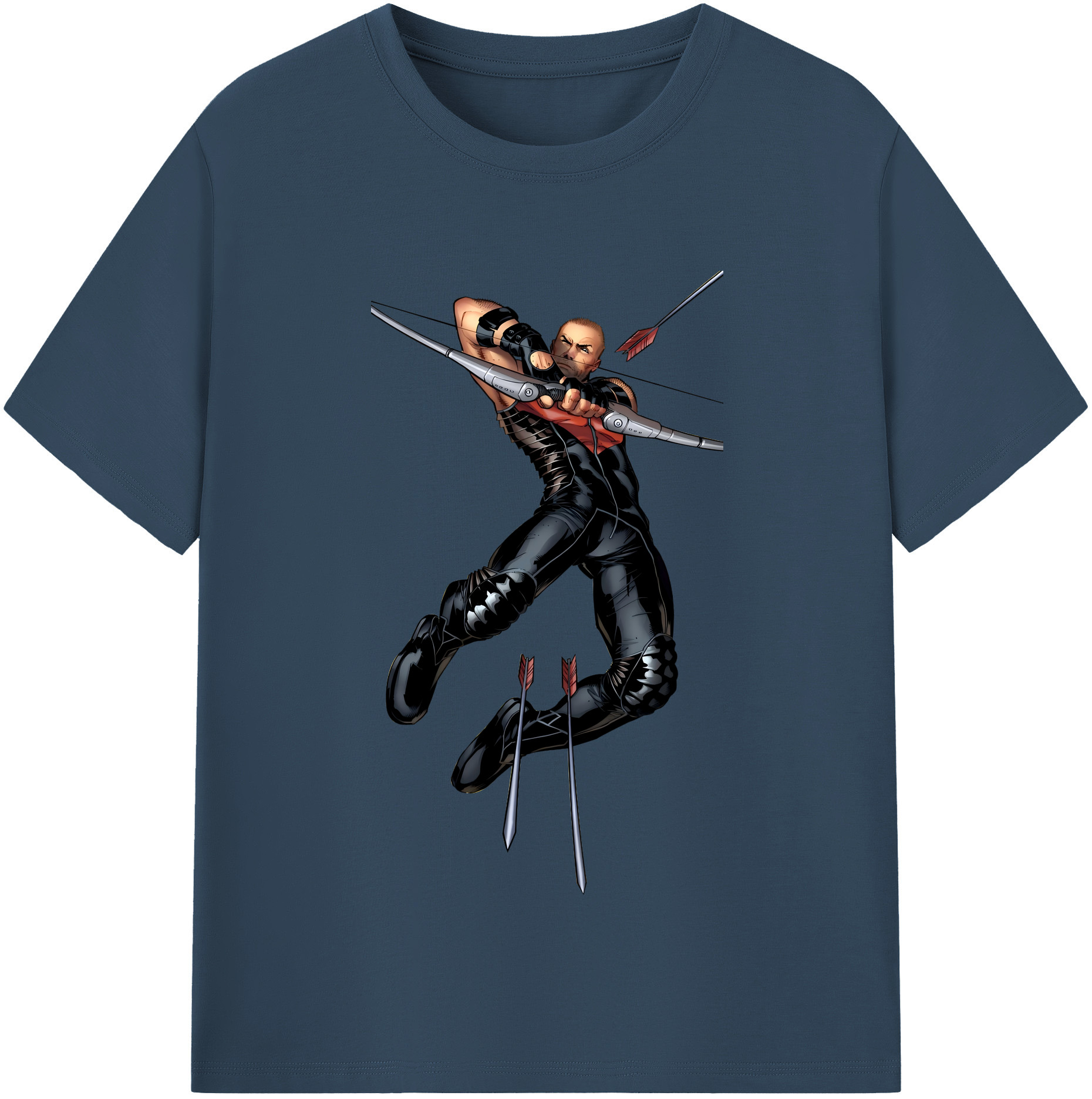 （画像用） アベンジャーズ The Avengers レディースカジュアルプリントTシャツ（綿100％）