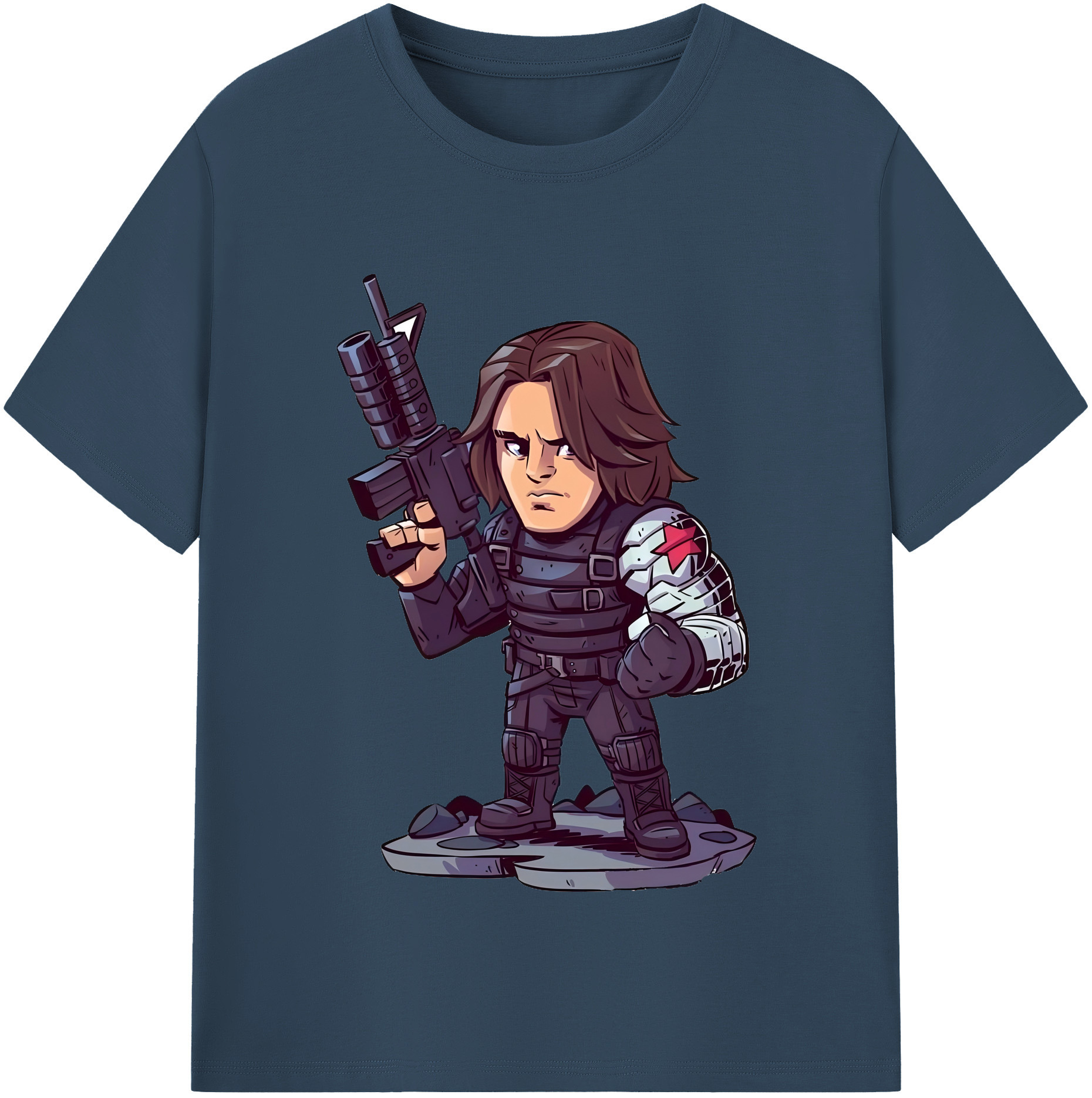 （画像用） アベンジャーズ The Avengers レディースカジュアルプリントTシャツ（綿100％）