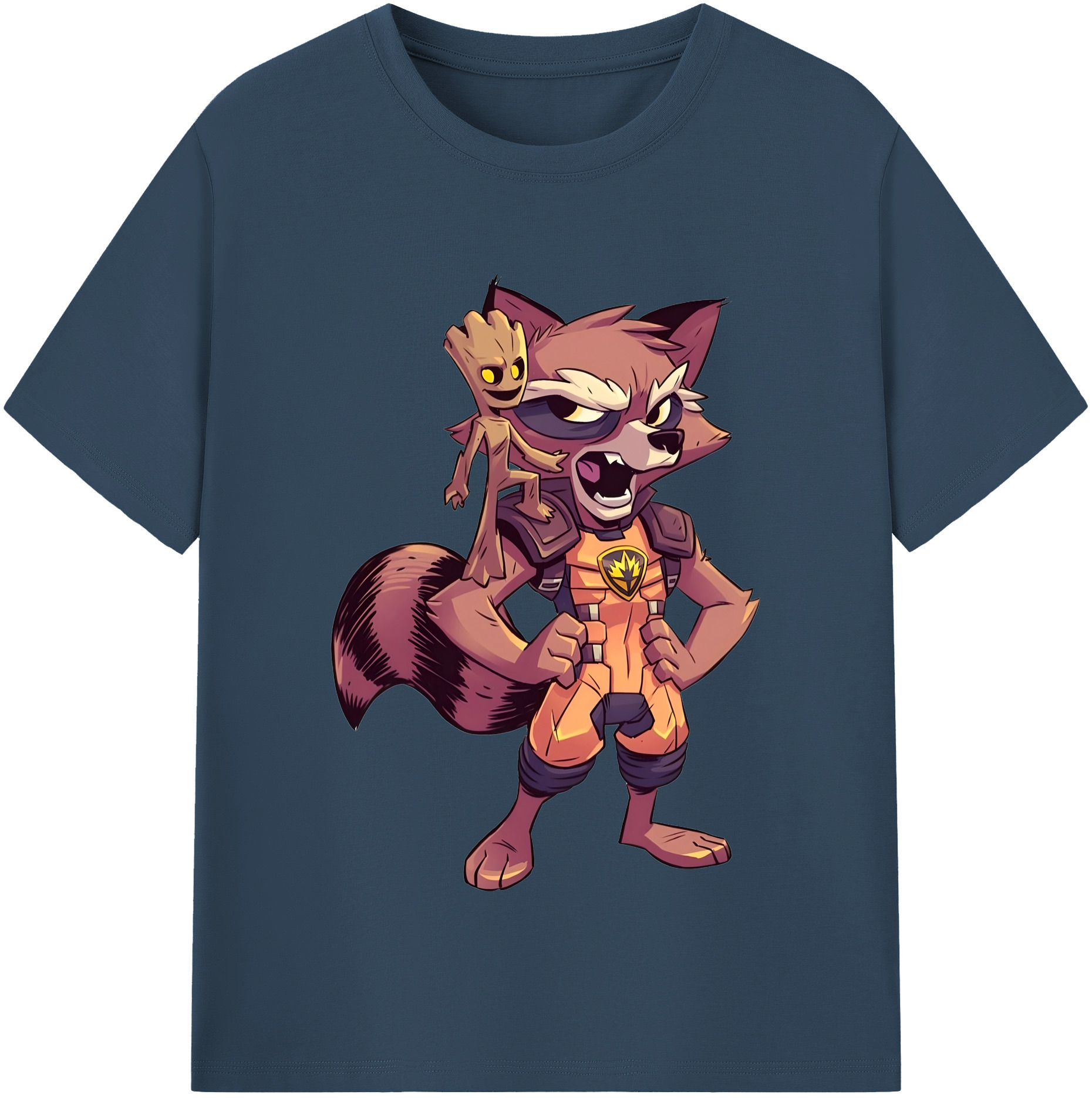 （画像用） アベンジャーズ The Avengers レディースカジュアルプリントTシャツ（綿100％）