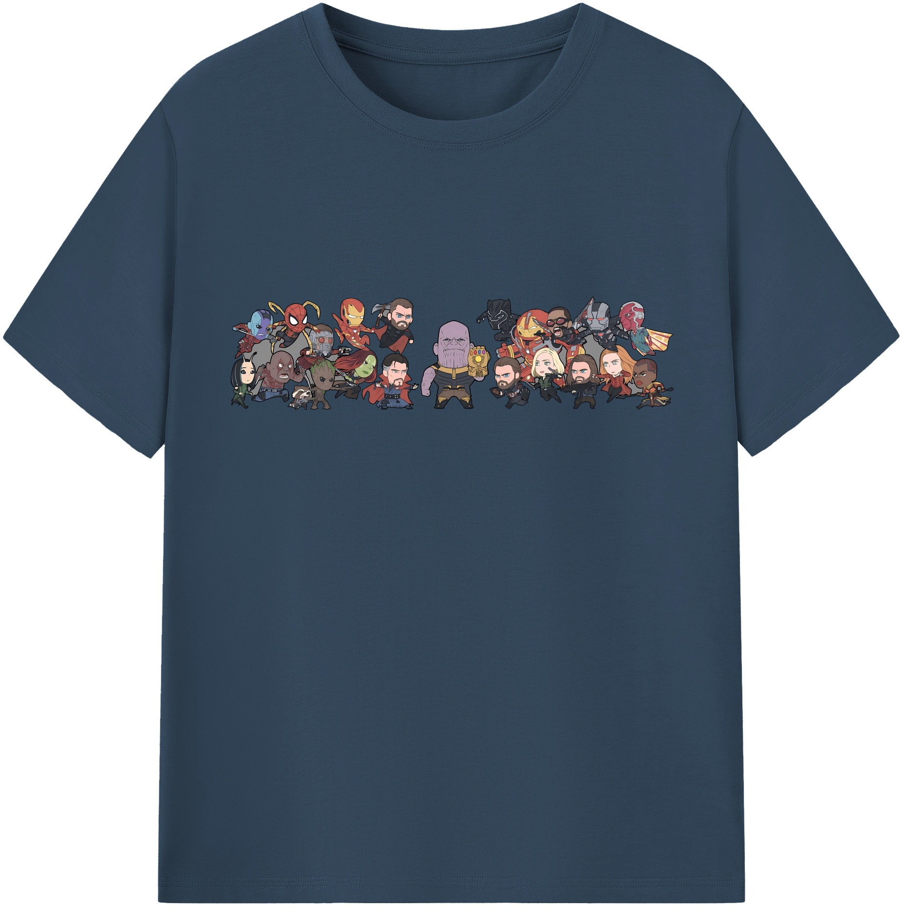 （画像用） アベンジャーズ The Avengers レディースカジュアルプリントTシャツ（綿100％）