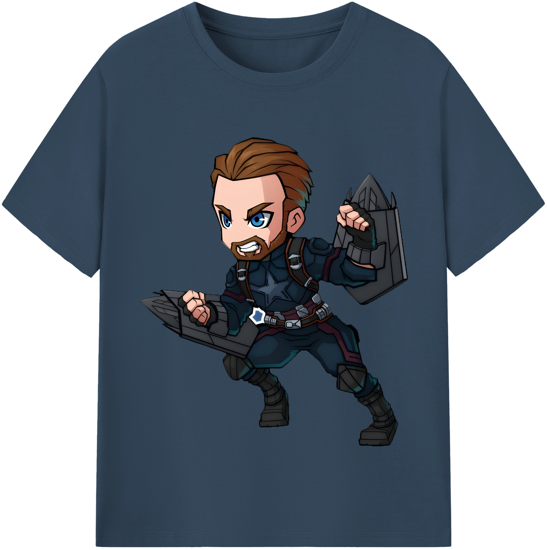 （画像用） アベンジャーズ The Avengers レディースカジュアルプリントTシャツ（綿100％）