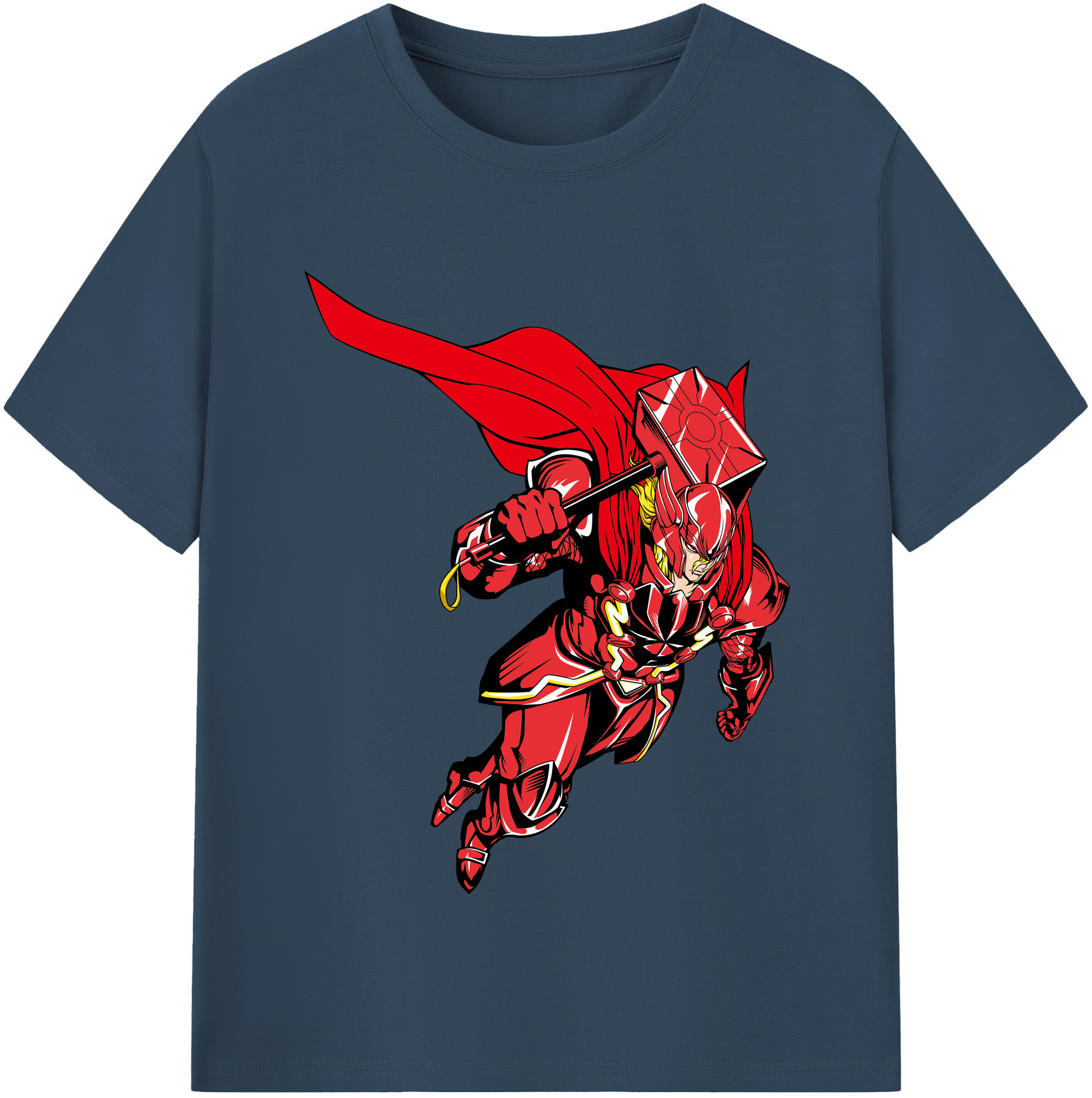 （画像用） アベンジャーズ The Avengers レディースカジュアルプリントTシャツ（綿100％）