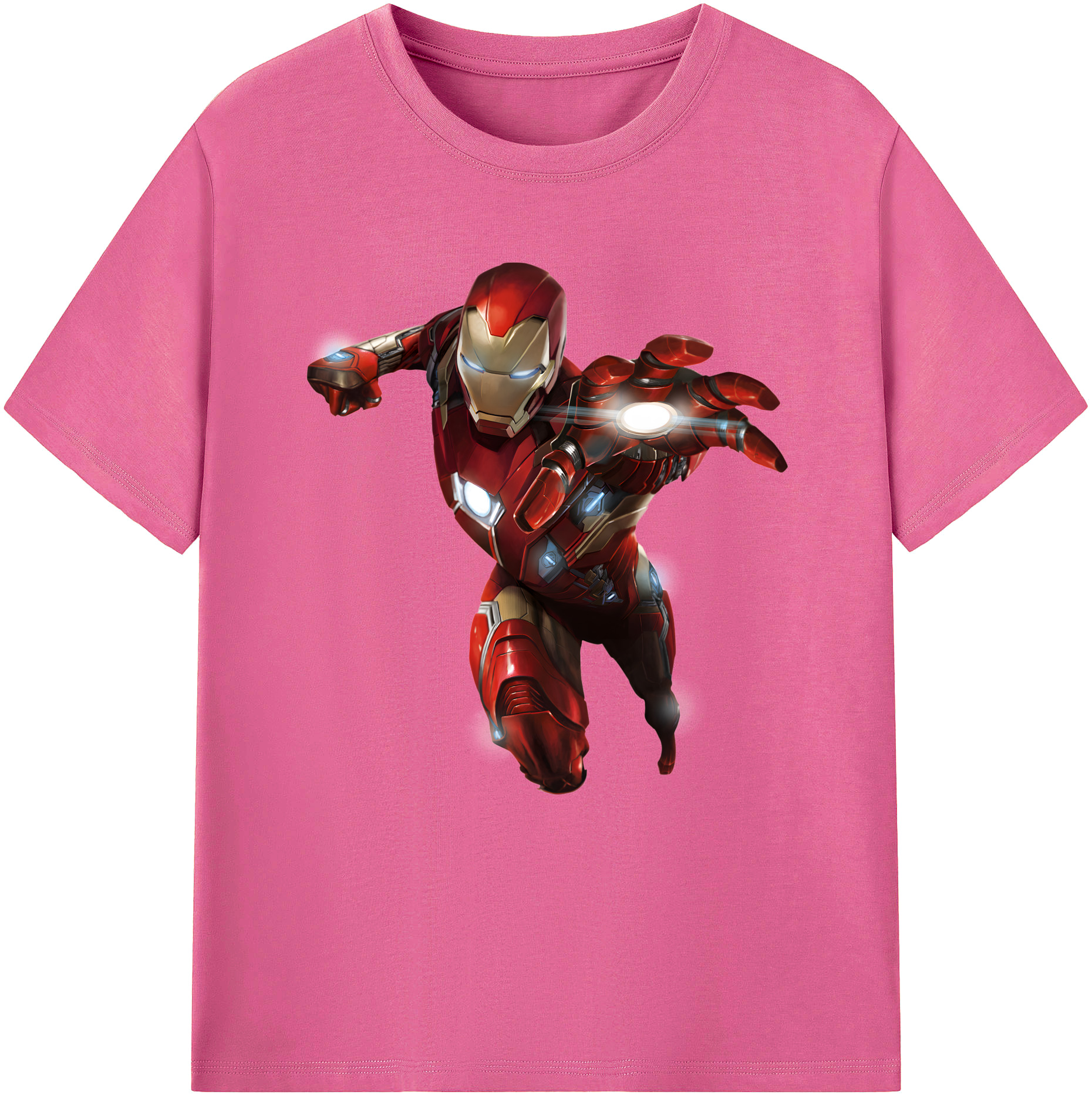 （画像用） アベンジャーズ The Avengers レディースカジュアルプリントTシャツ（綿100％）