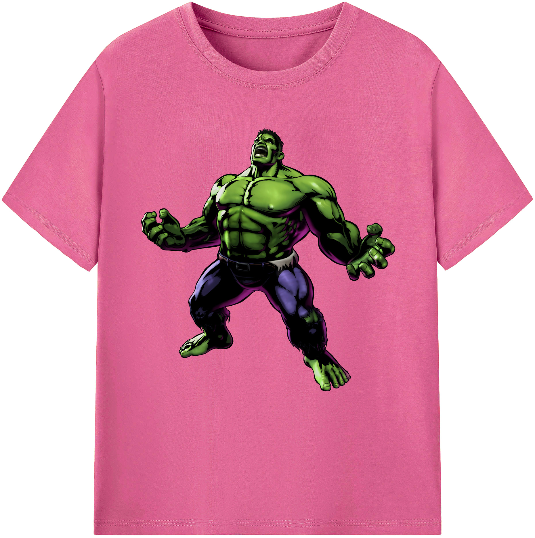 （画像用） アベンジャーズ The Avengers レディースカジュアルプリントTシャツ（綿100％）