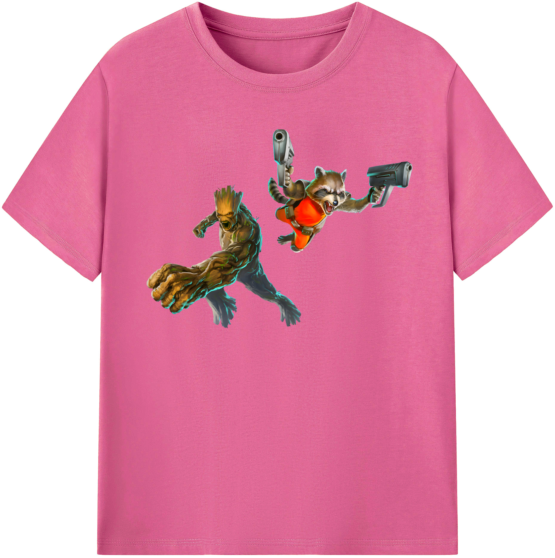 （画像用） アベンジャーズ The Avengers レディースカジュアルプリントTシャツ（綿100％）
