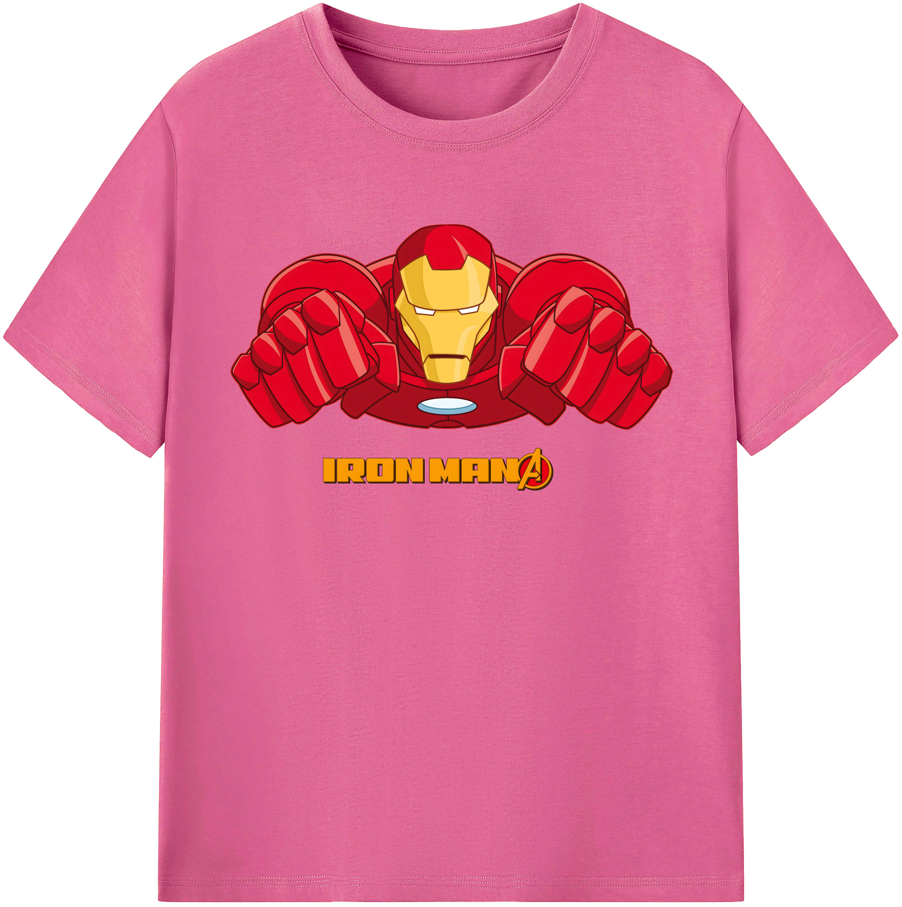 （画像用） アベンジャーズ The Avengers レディースカジュアルプリントTシャツ（綿100％）