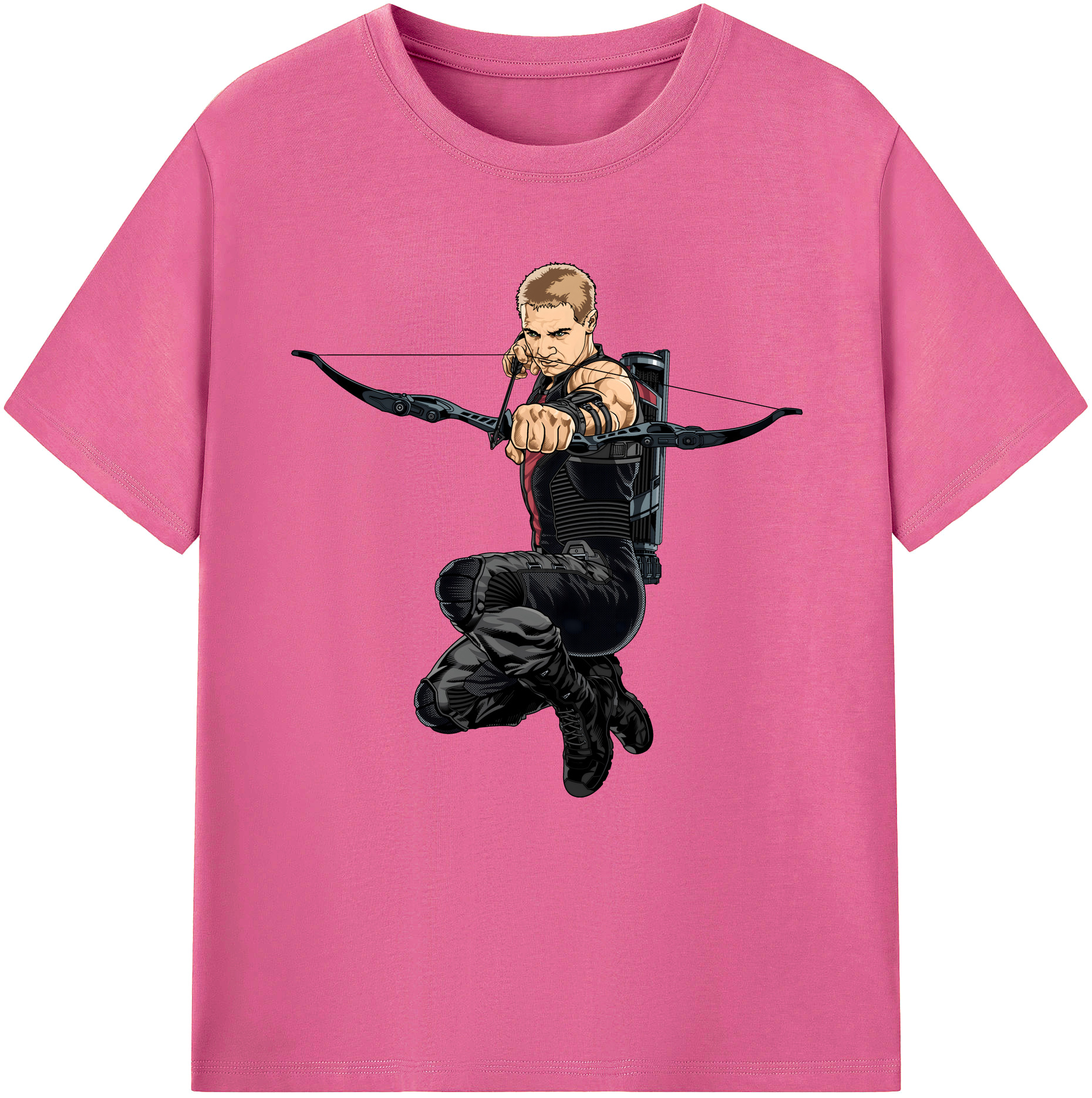 （画像用） アベンジャーズ The Avengers レディースカジュアルプリントTシャツ（綿100％）