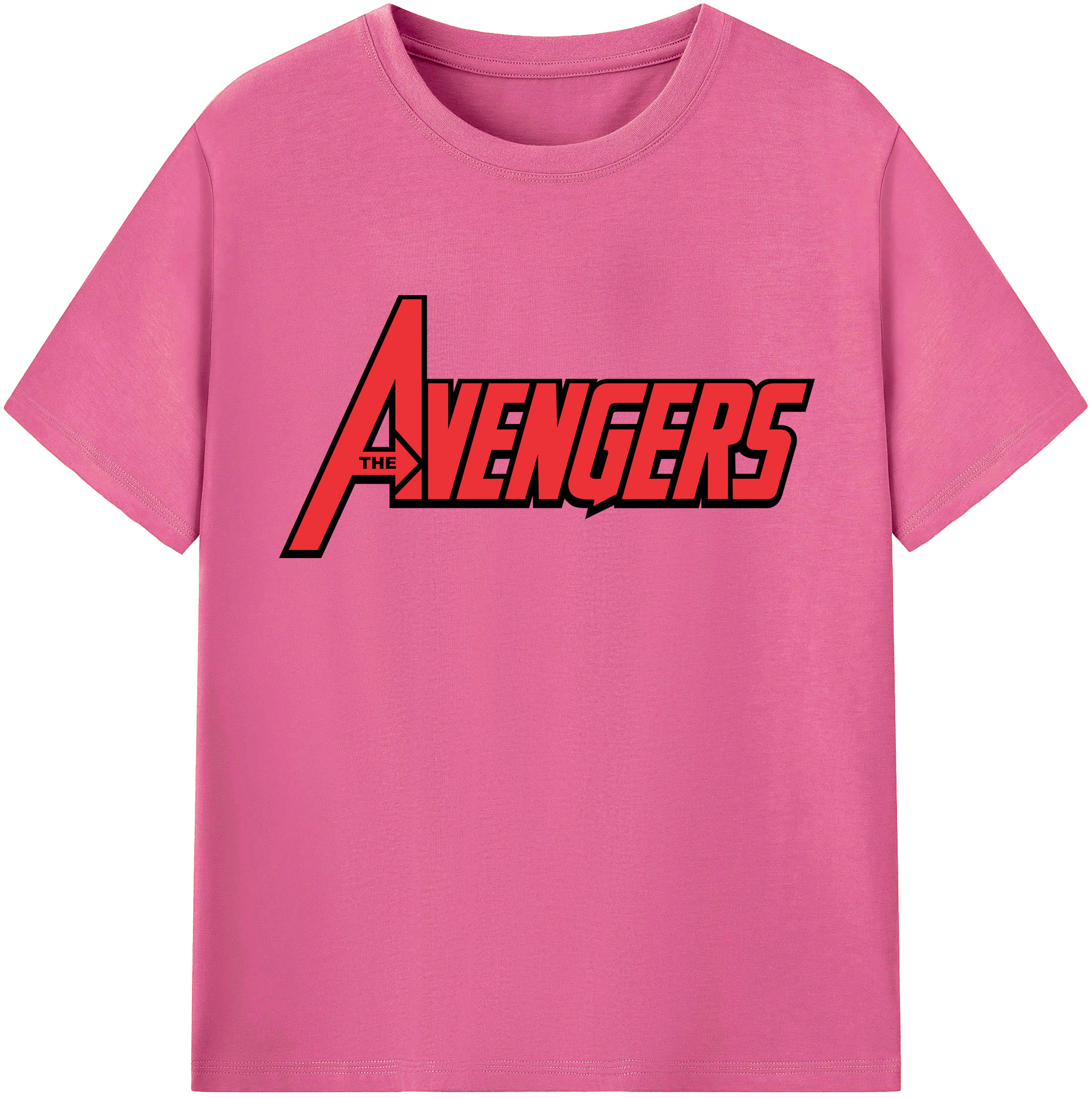 （画像用） アベンジャーズ The Avengers レディースカジュアルプリントTシャツ（綿100％）