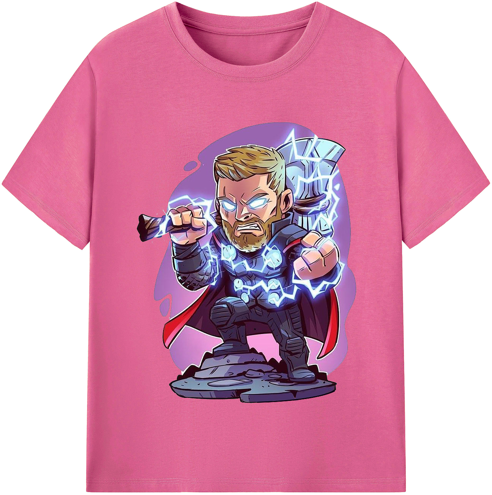 （画像用） アベンジャーズ The Avengers レディースカジュアルプリントTシャツ（綿100％）
