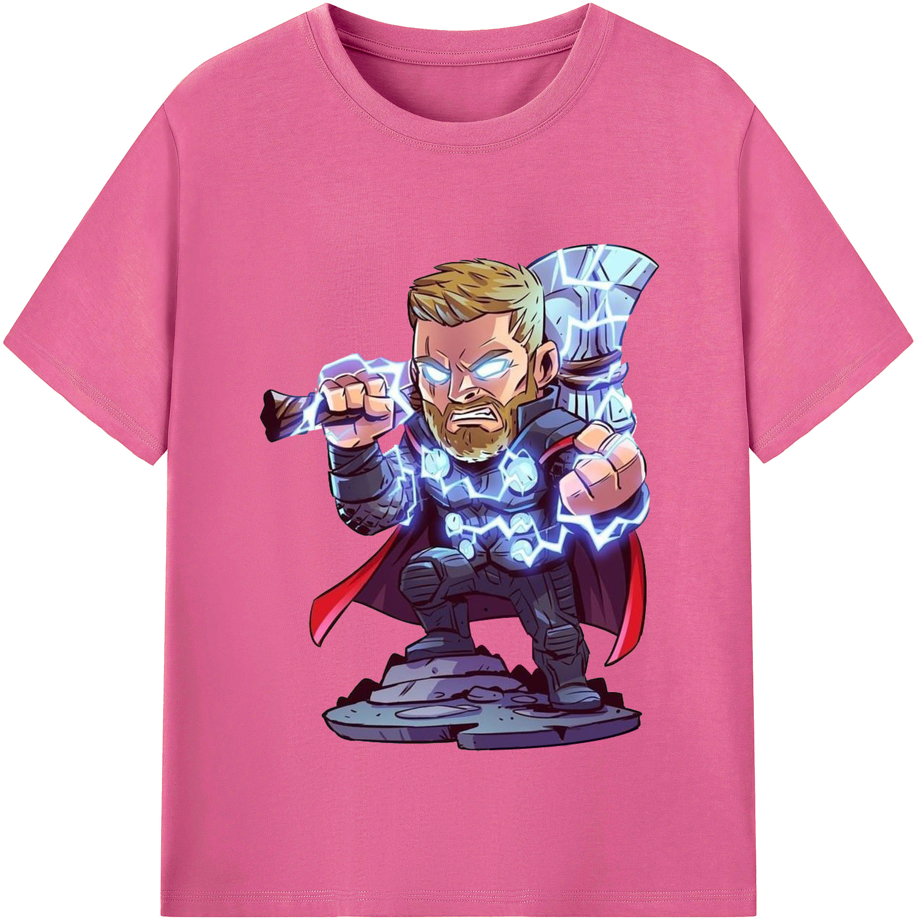 （画像用） アベンジャーズ The Avengers レディースカジュアルプリントTシャツ（綿100％）