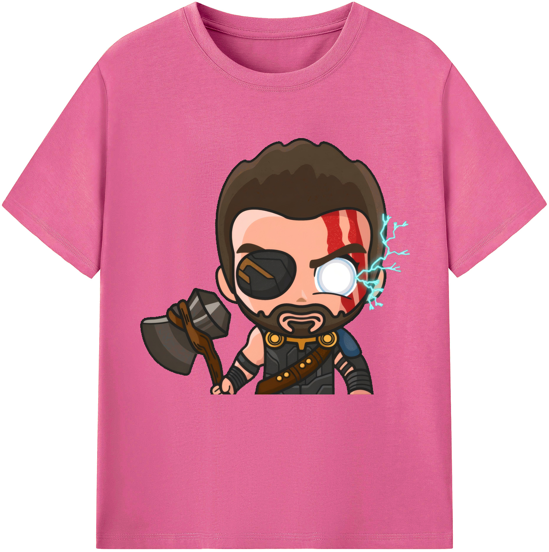 （画像用） アベンジャーズ The Avengers レディースカジュアルプリントTシャツ（綿100％）