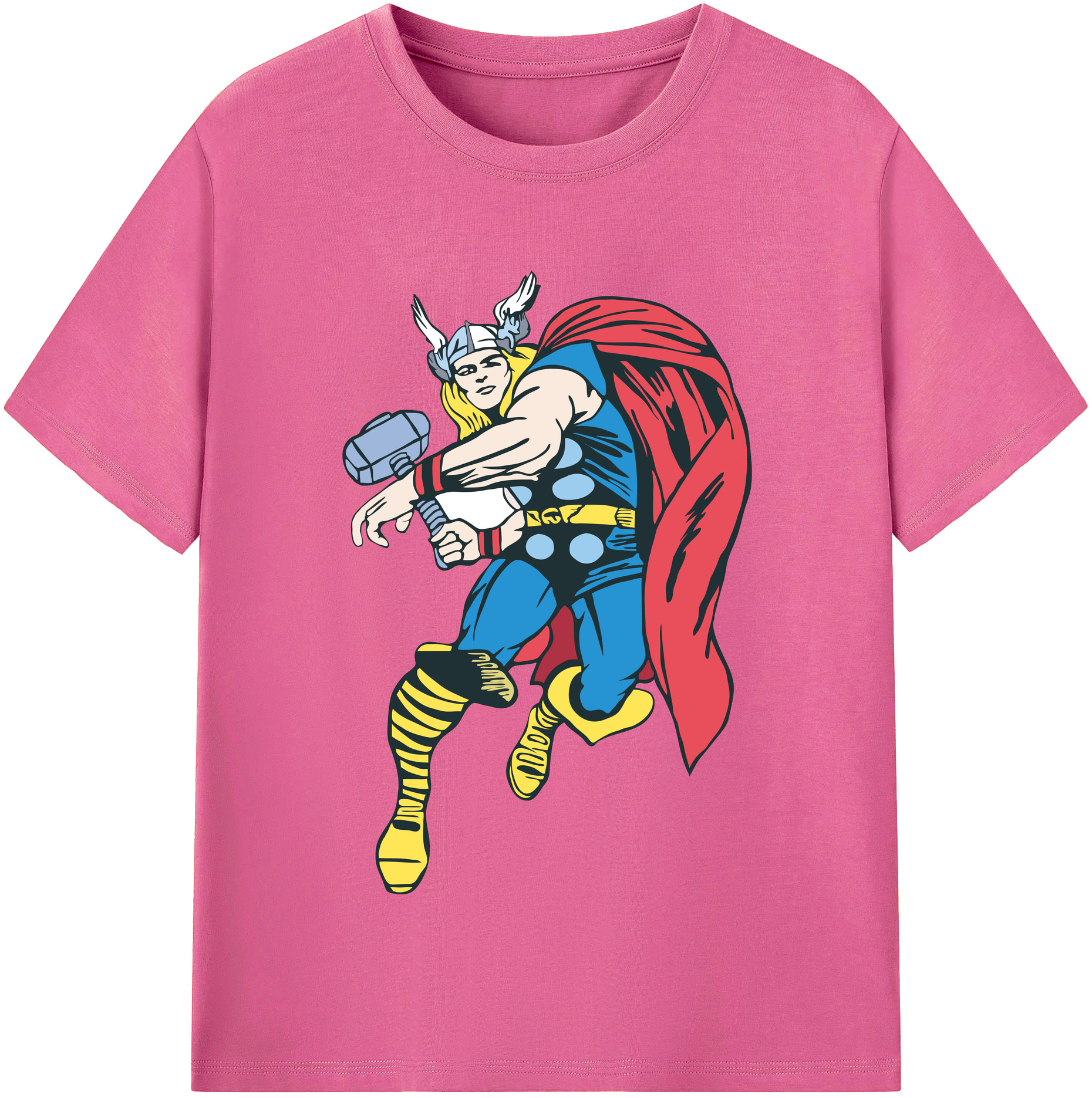 （画像用） アベンジャーズ The Avengers レディースカジュアルプリントTシャツ（綿100％）