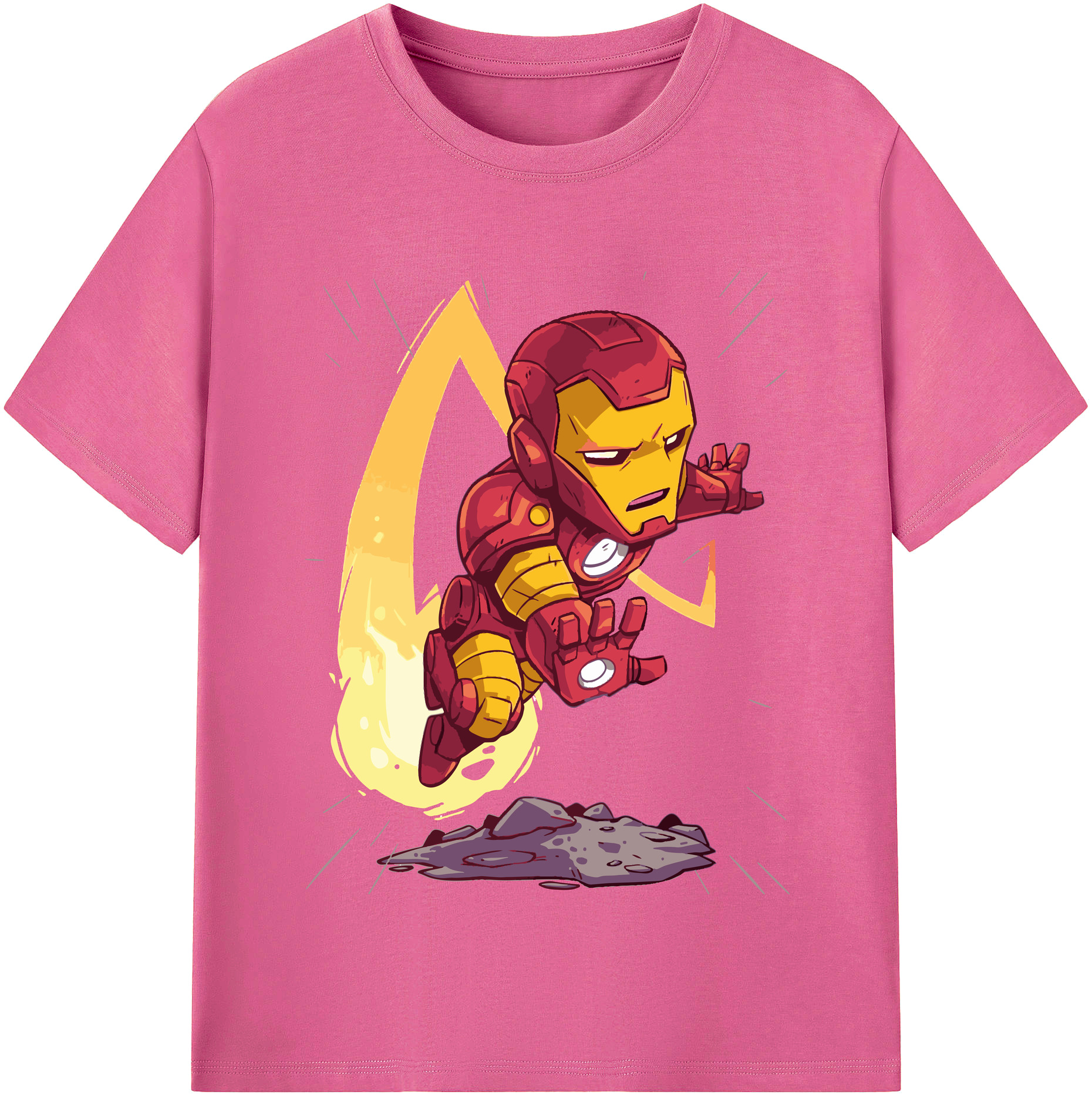 （画像用） アベンジャーズ The Avengers レディースカジュアルプリントTシャツ（綿100％）