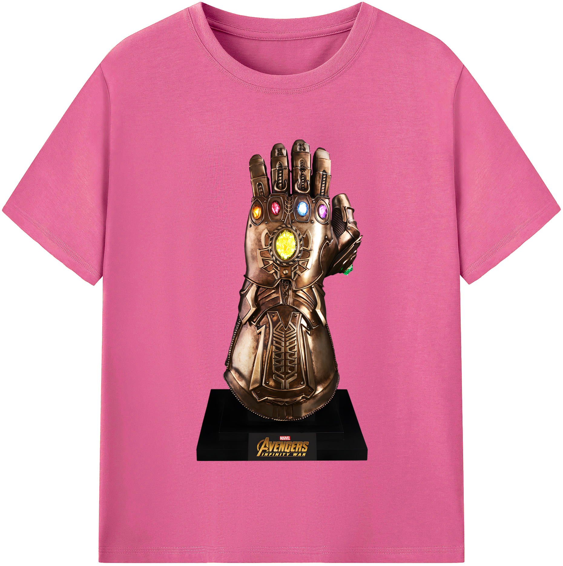 （画像用） アベンジャーズ The Avengers レディースカジュアルプリントTシャツ（綿100％）