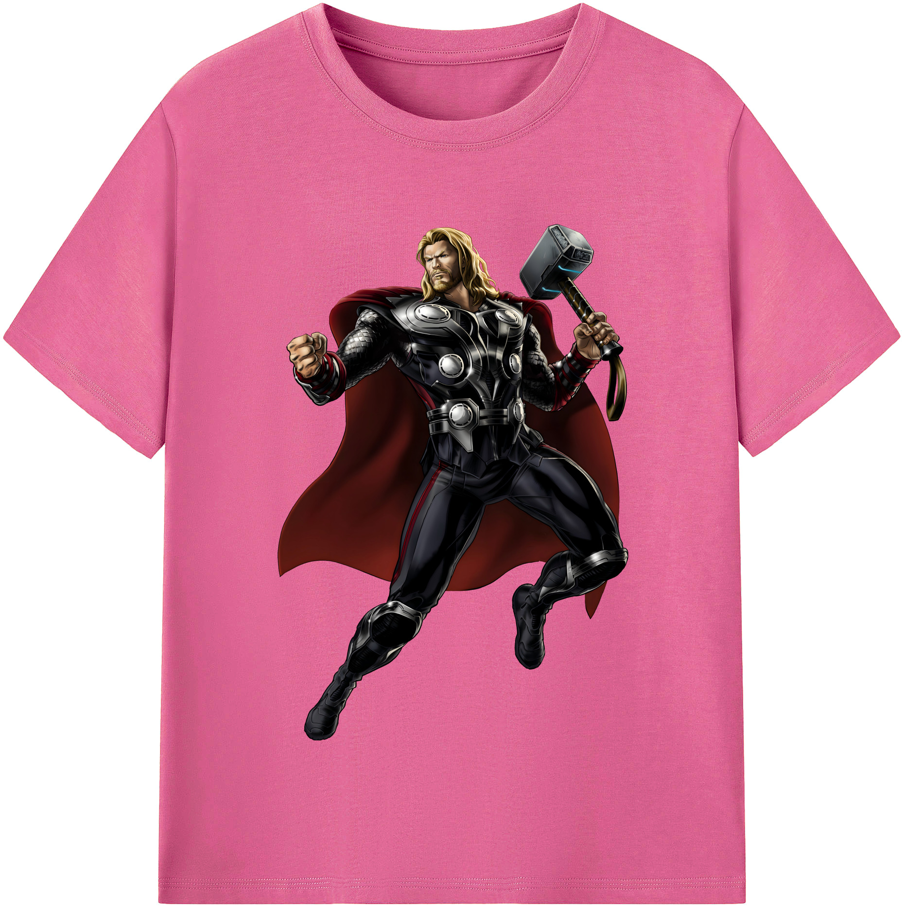 （画像用） アベンジャーズ The Avengers レディースカジュアルプリントTシャツ（綿100％）