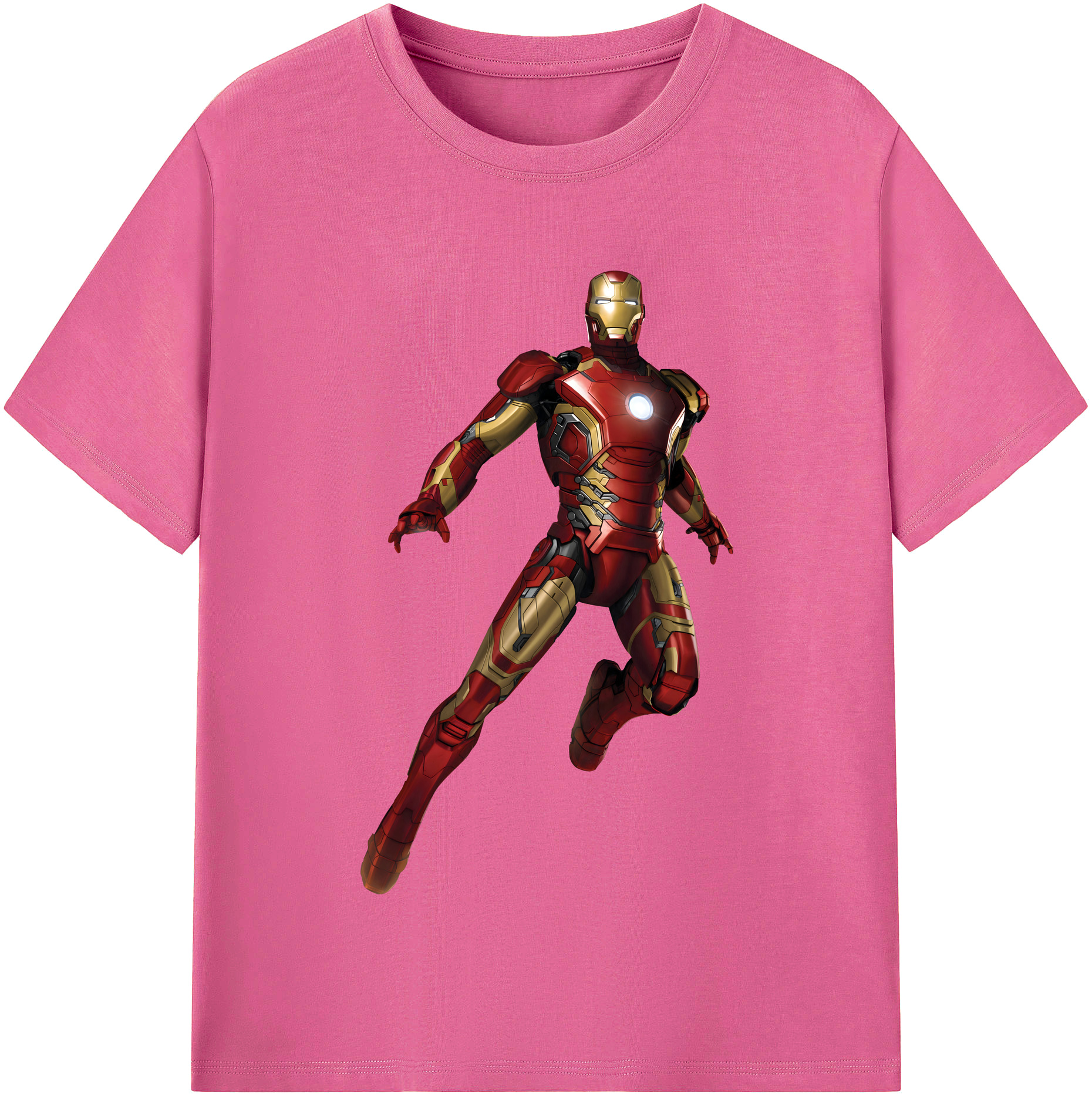 （画像用） アベンジャーズ The Avengers レディースカジュアルプリントTシャツ（綿100％）