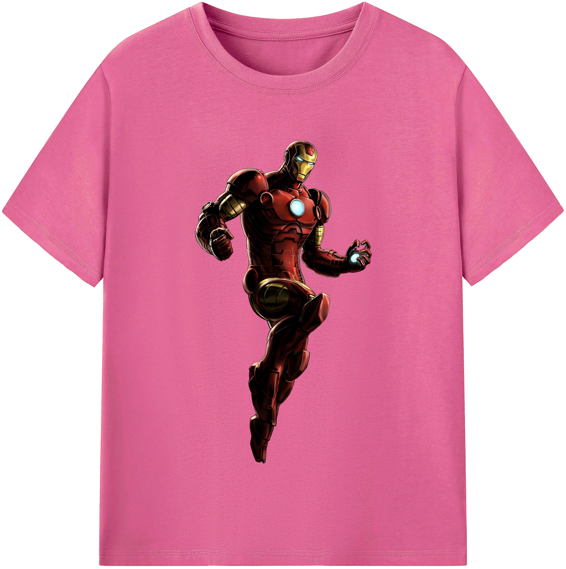 （画像用） アベンジャーズ The Avengers レディースカジュアルプリントTシャツ（綿100％）