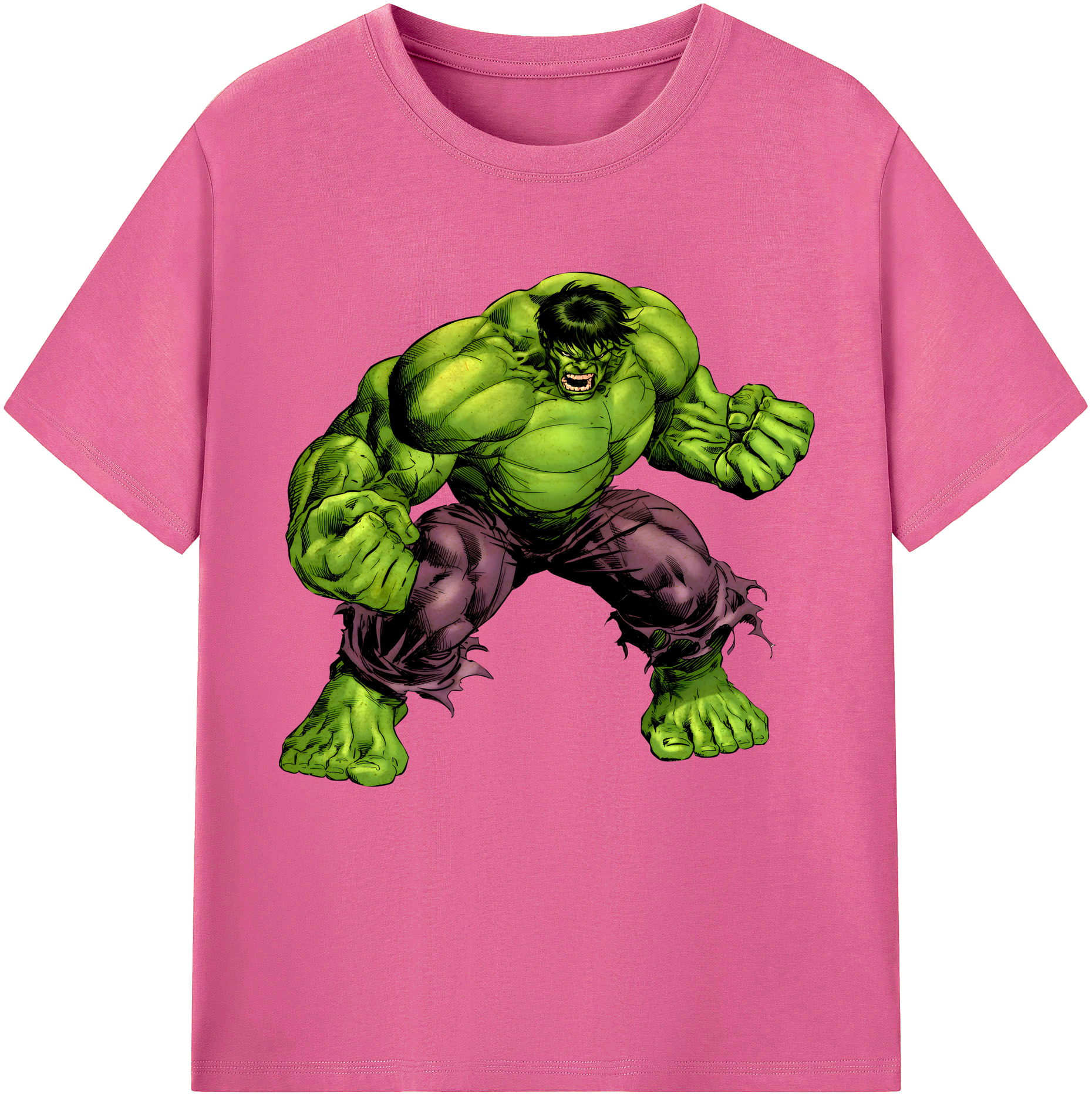 （画像用） アベンジャーズ The Avengers レディースカジュアルプリントTシャツ（綿100％）