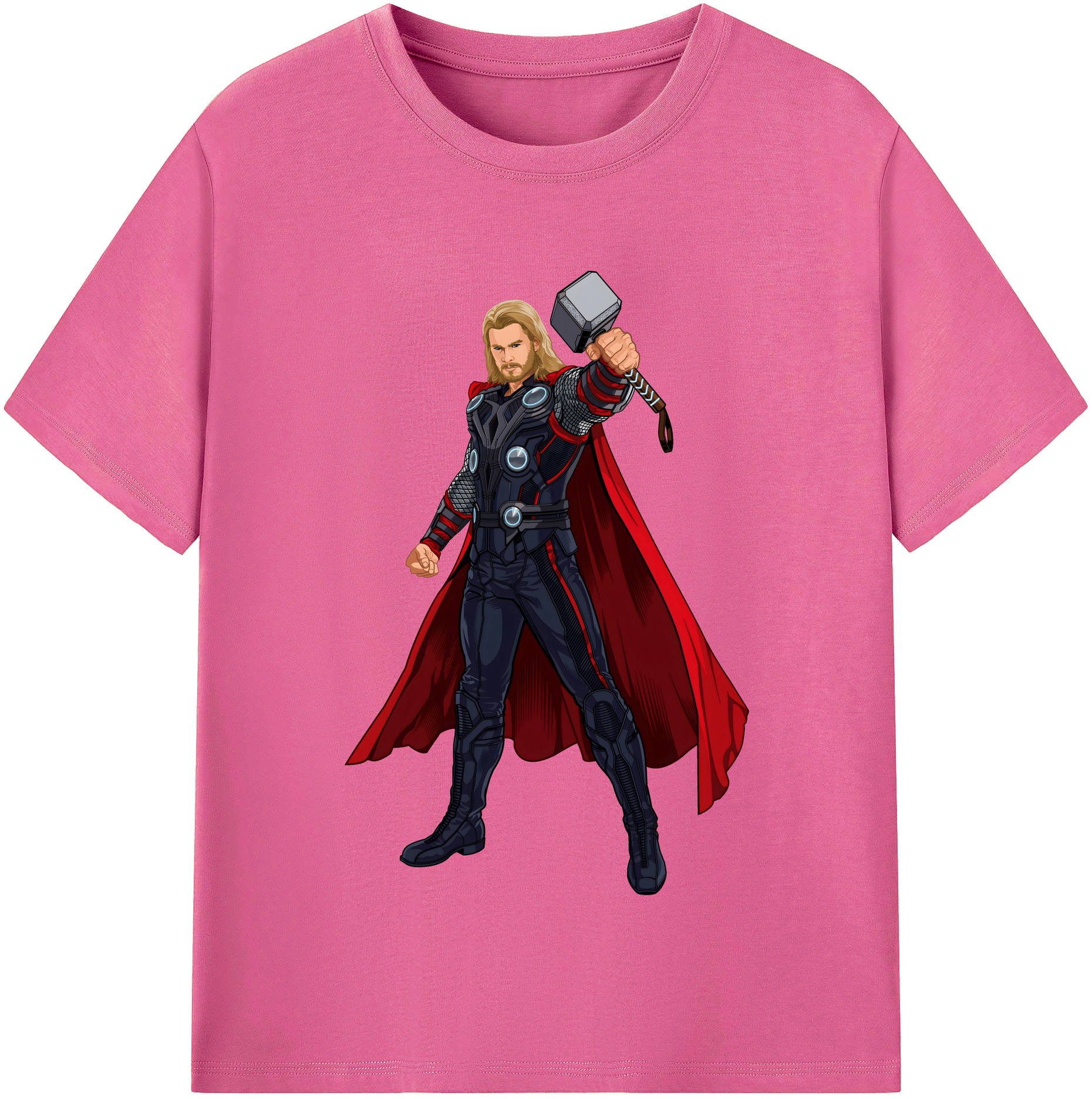 （画像用） アベンジャーズ The Avengers レディースカジュアルプリントTシャツ（綿100％）