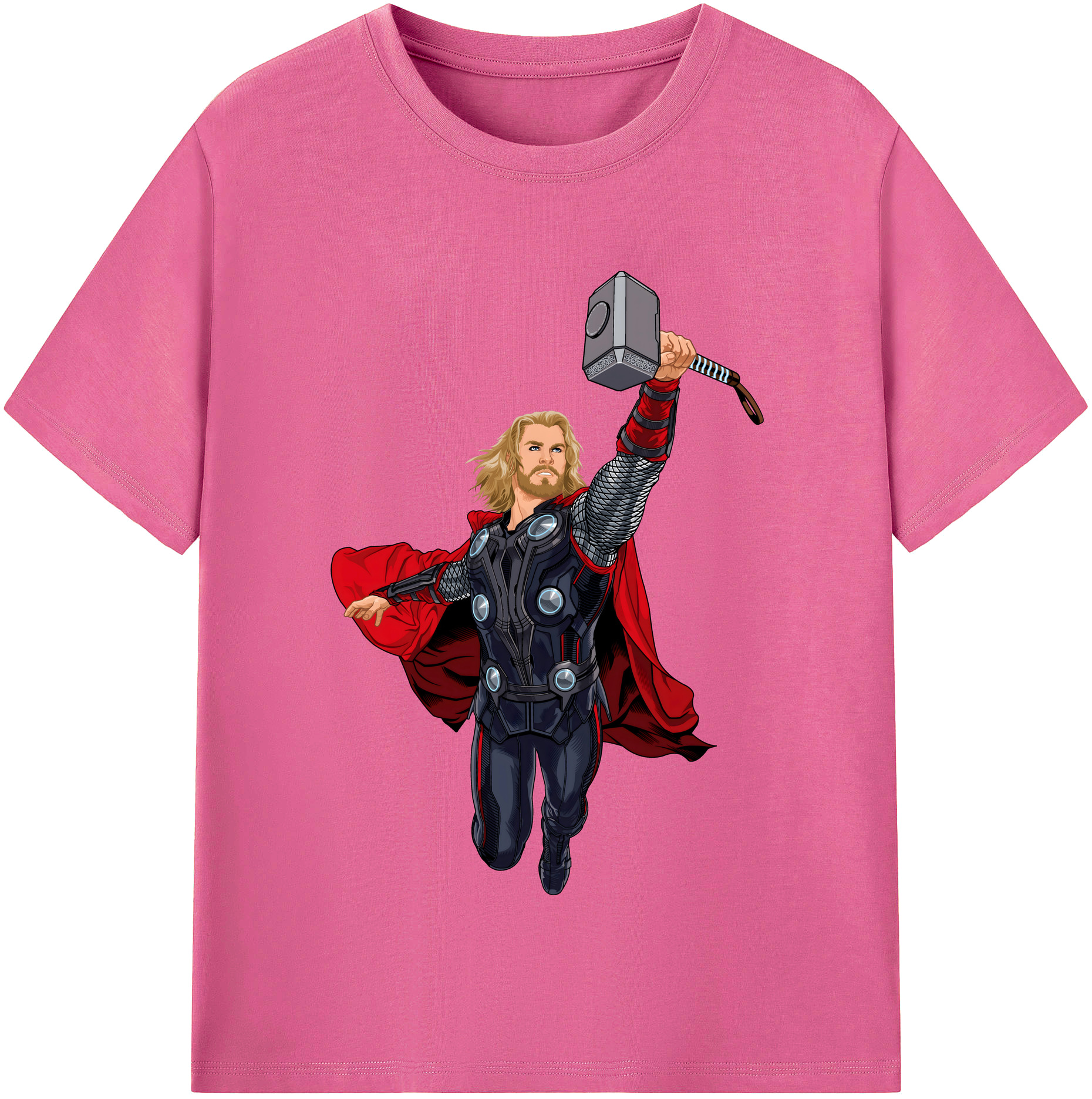 （画像用） アベンジャーズ The Avengers レディースカジュアルプリントTシャツ（綿100％）