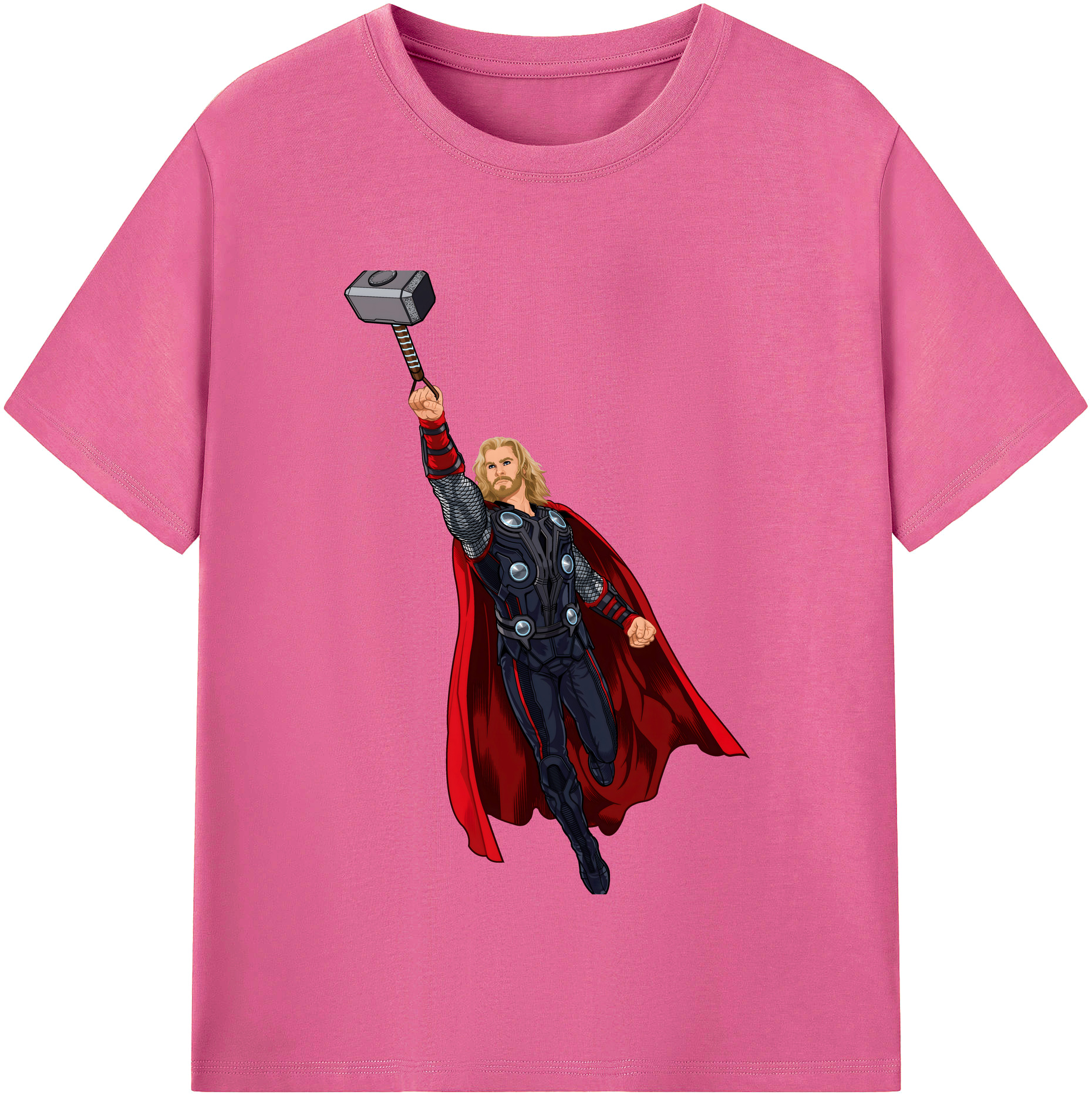 （画像用） アベンジャーズ The Avengers レディースカジュアルプリントTシャツ（綿100％）