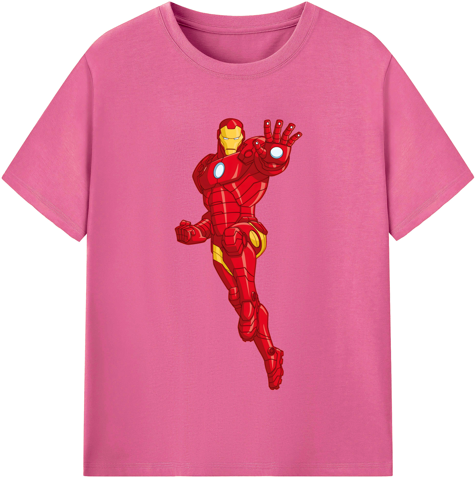 （画像用） アベンジャーズ The Avengers レディースカジュアルプリントTシャツ（綿100％）