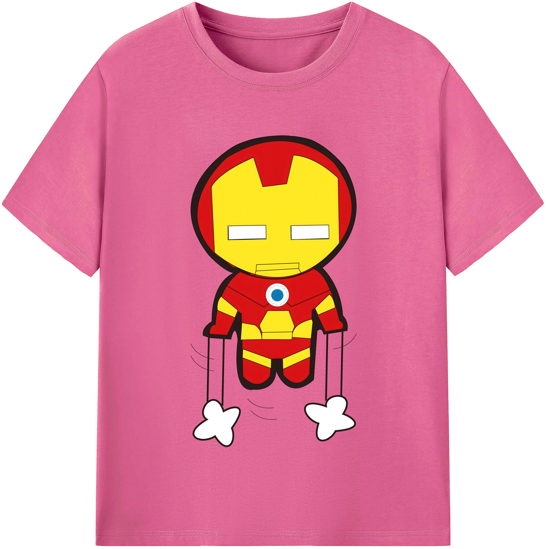 （画像用） アベンジャーズ The Avengers レディースカジュアルプリントTシャツ（綿100％）