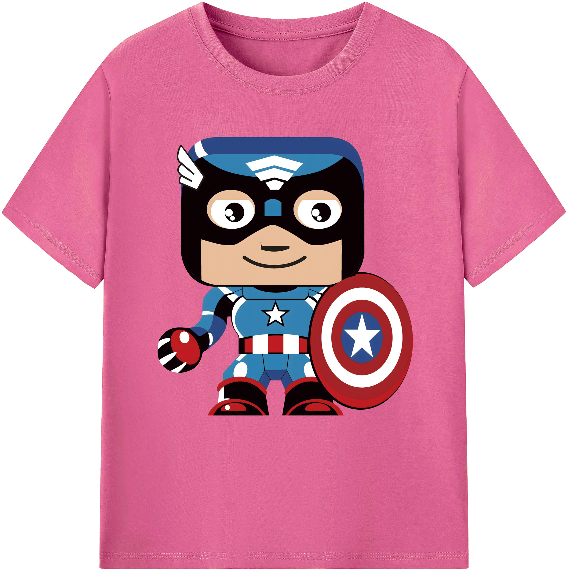 （画像用） アベンジャーズ The Avengers レディースカジュアルプリントTシャツ（綿100％）