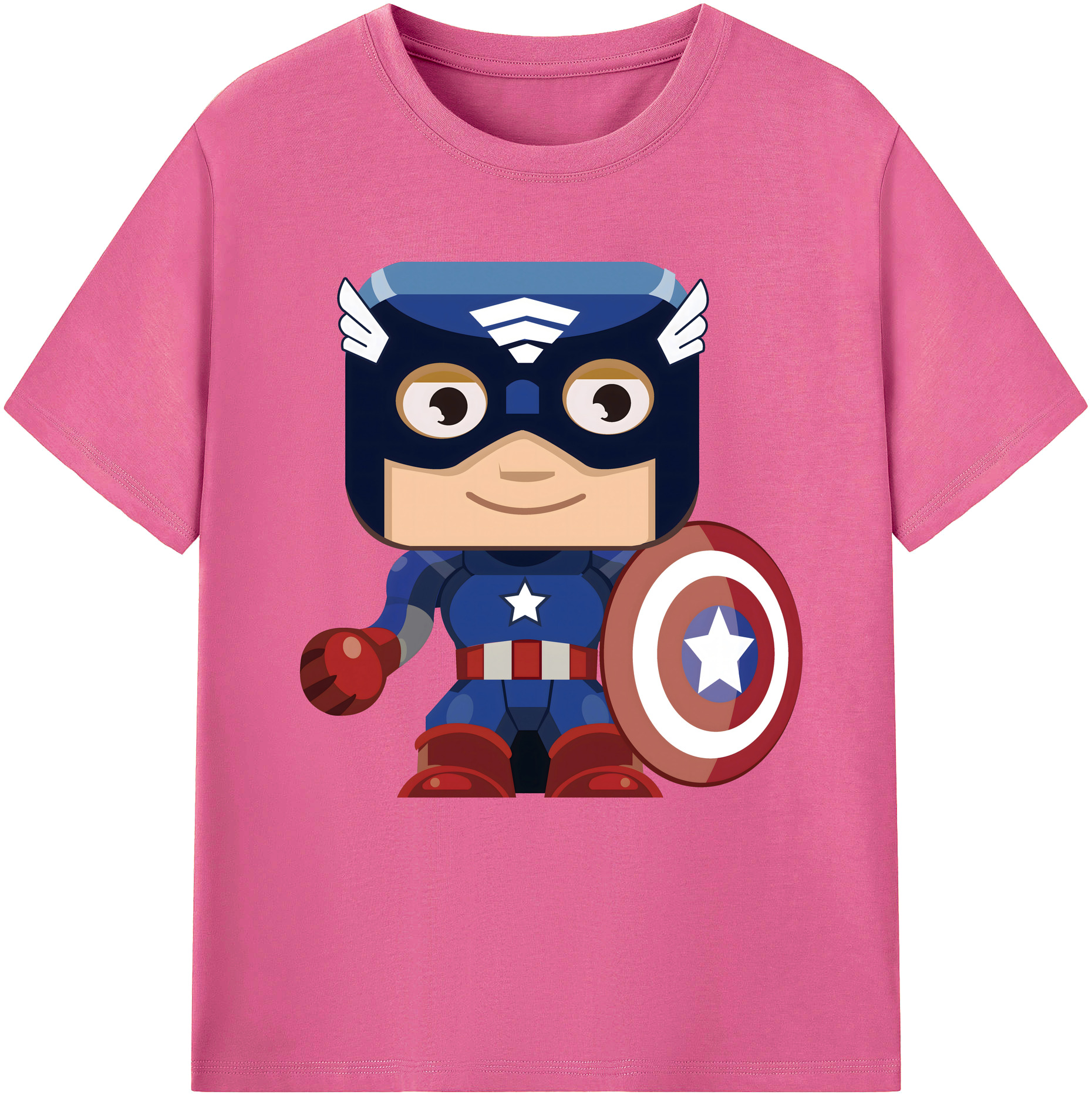 （画像用） アベンジャーズ The Avengers レディースカジュアルプリントTシャツ（綿100％）