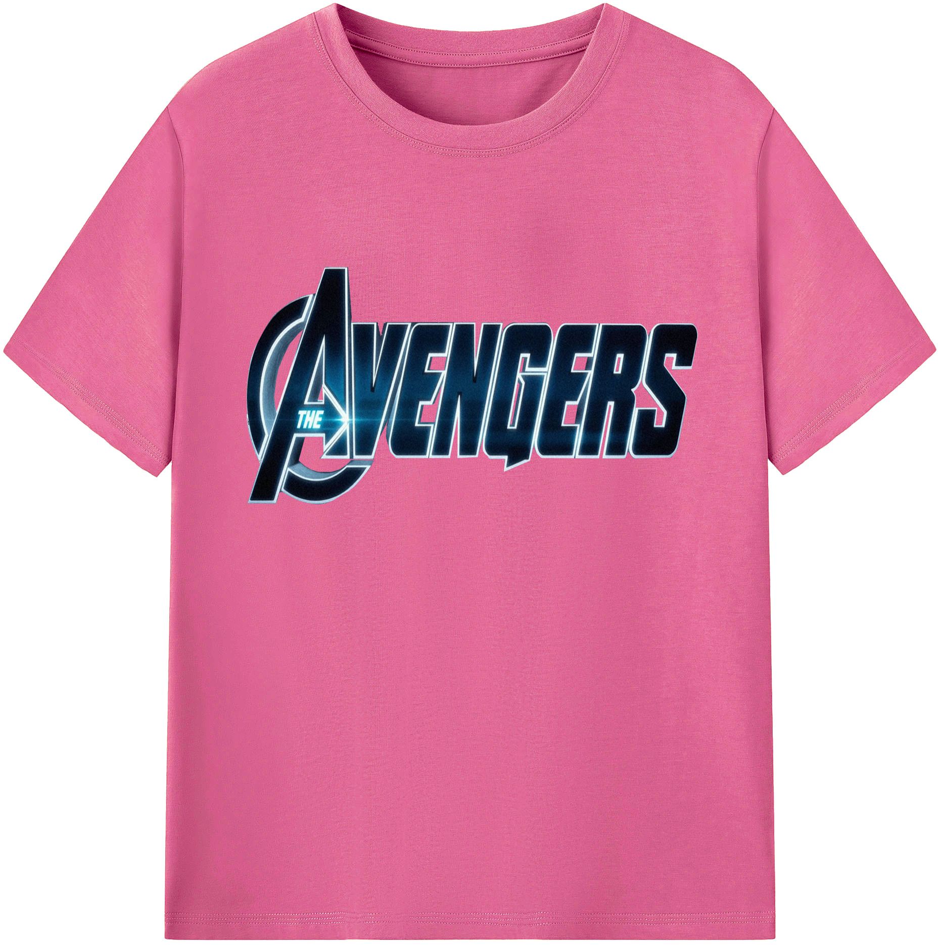 （画像用） アベンジャーズ The Avengers レディースカジュアルプリントTシャツ（綿100％）