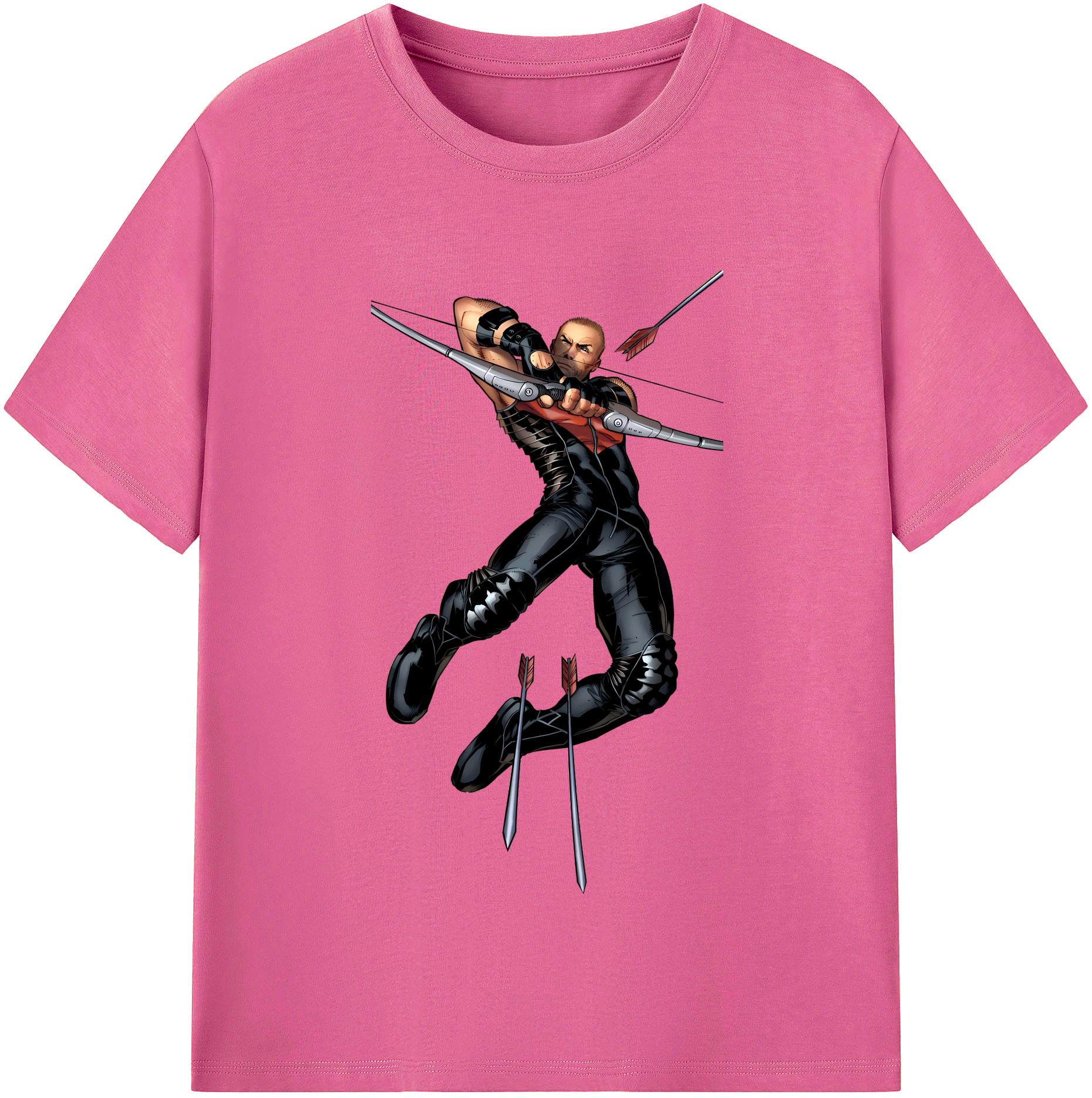 （画像用） アベンジャーズ The Avengers レディースカジュアルプリントTシャツ（綿100％）