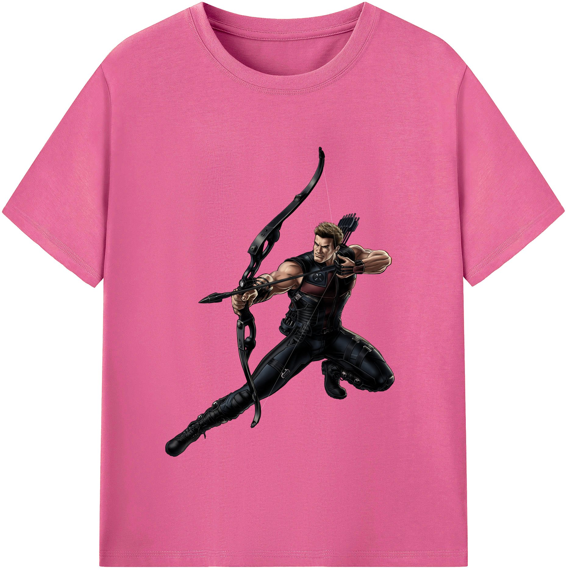 （画像用） アベンジャーズ The Avengers レディースカジュアルプリントTシャツ（綿100％）