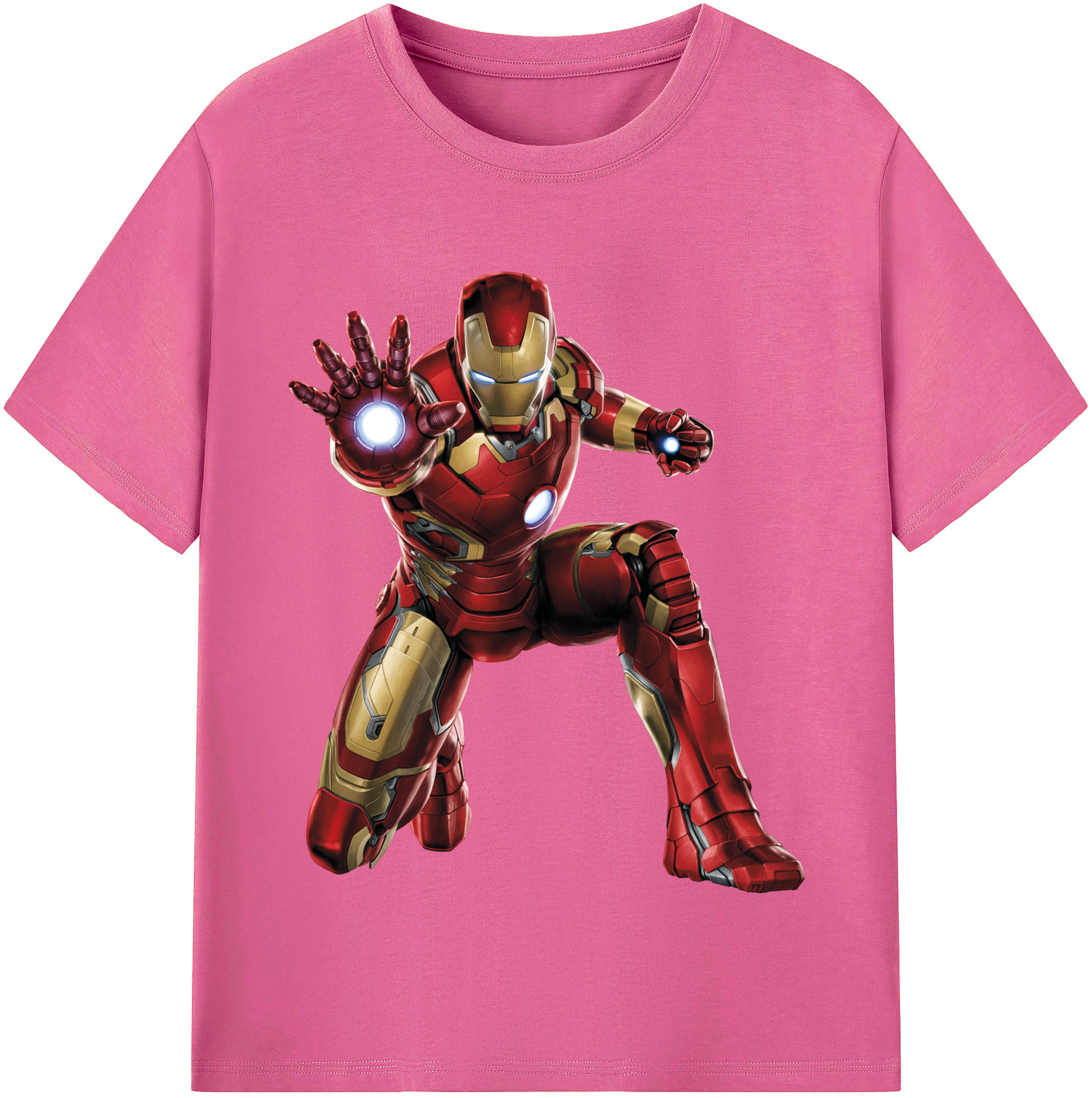 （画像用） アベンジャーズ The Avengers レディースカジュアルプリントTシャツ（綿100％）