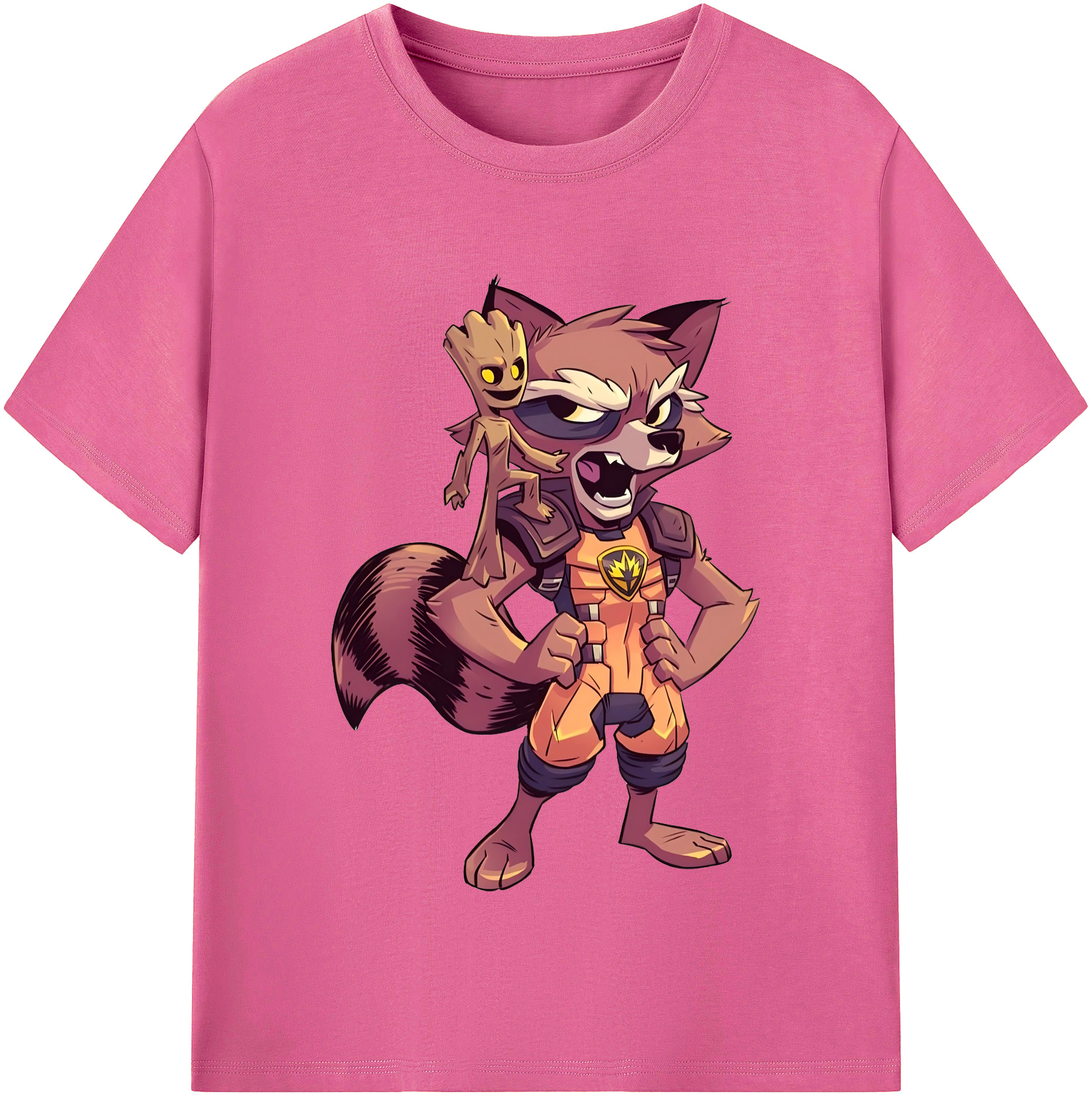 （画像用） アベンジャーズ The Avengers レディースカジュアルプリントTシャツ（綿100％）