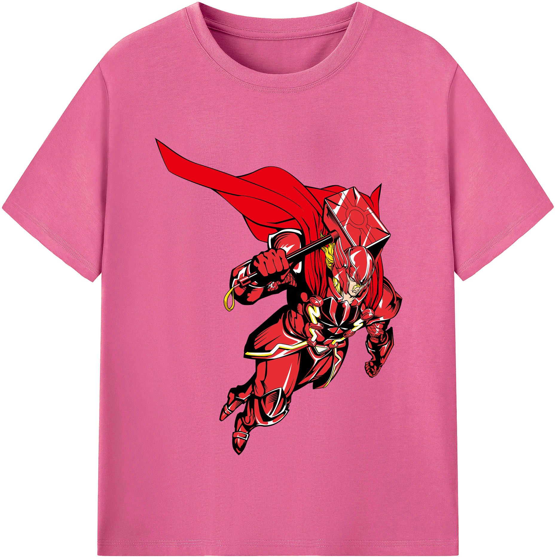 （画像用） アベンジャーズ The Avengers レディースカジュアルプリントTシャツ（綿100％）