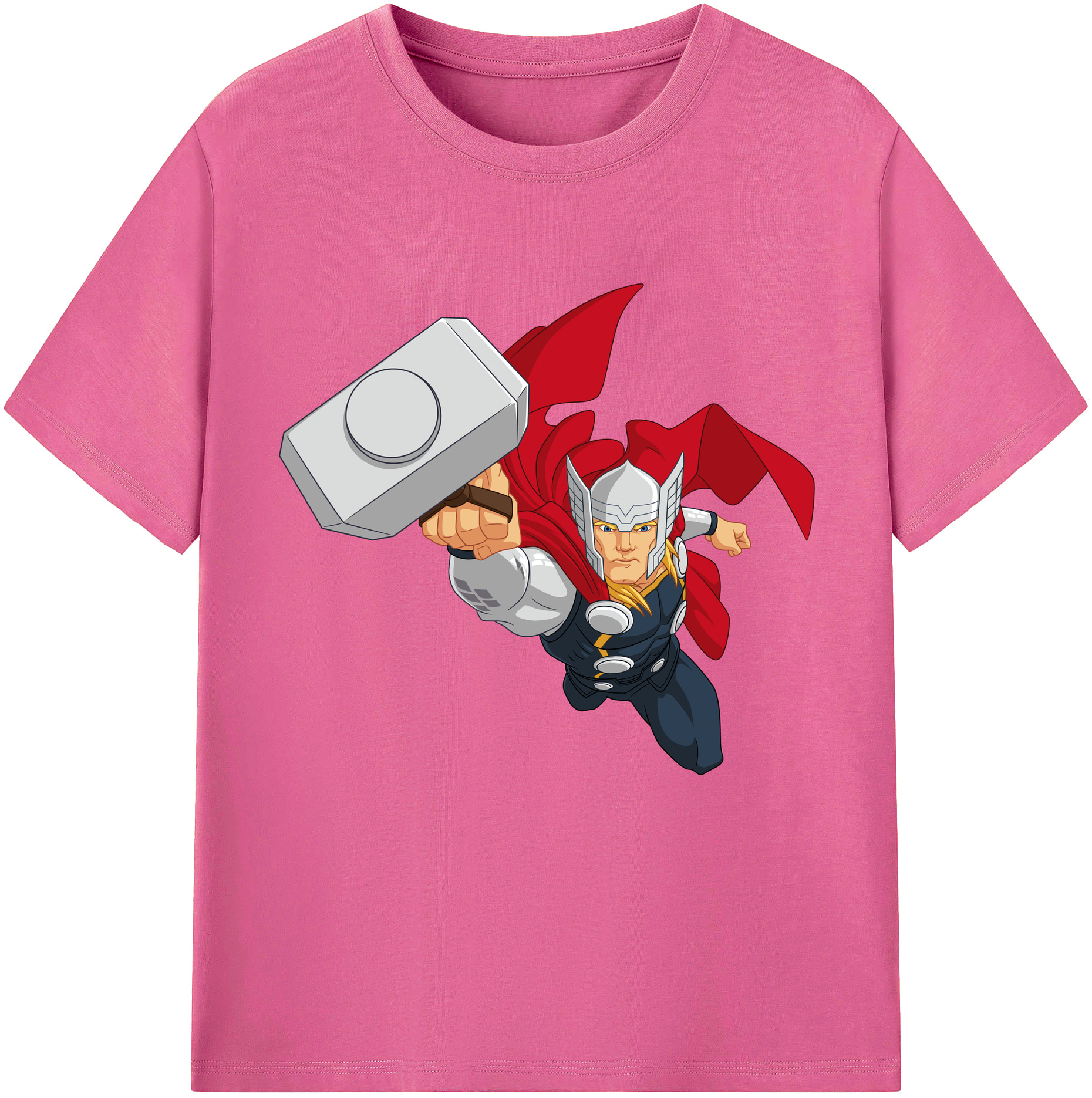 （画像用） アベンジャーズ The Avengers レディースカジュアルプリントTシャツ（綿100％）