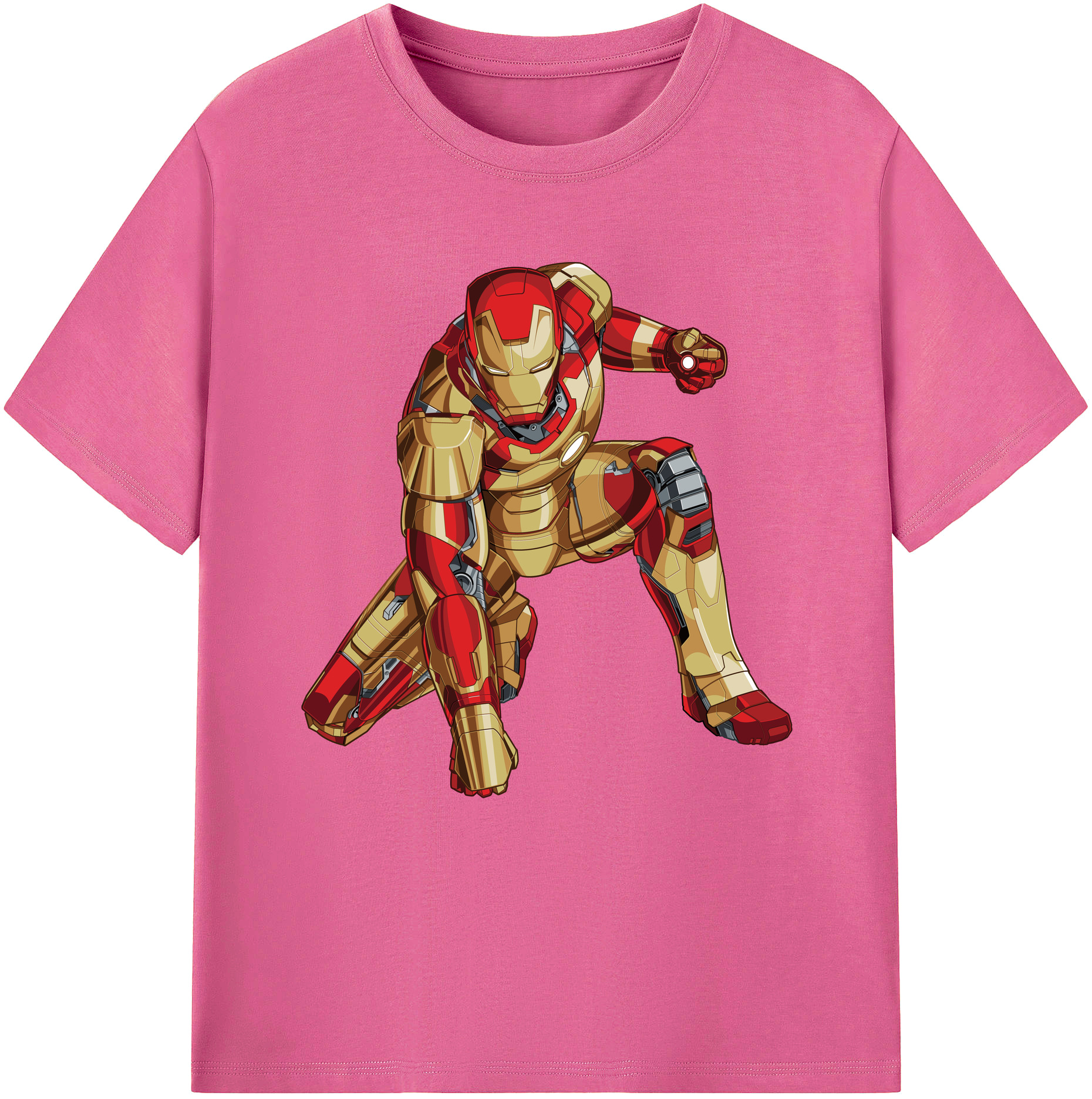 （画像用） アベンジャーズ The Avengers レディースカジュアルプリントTシャツ（綿100％）