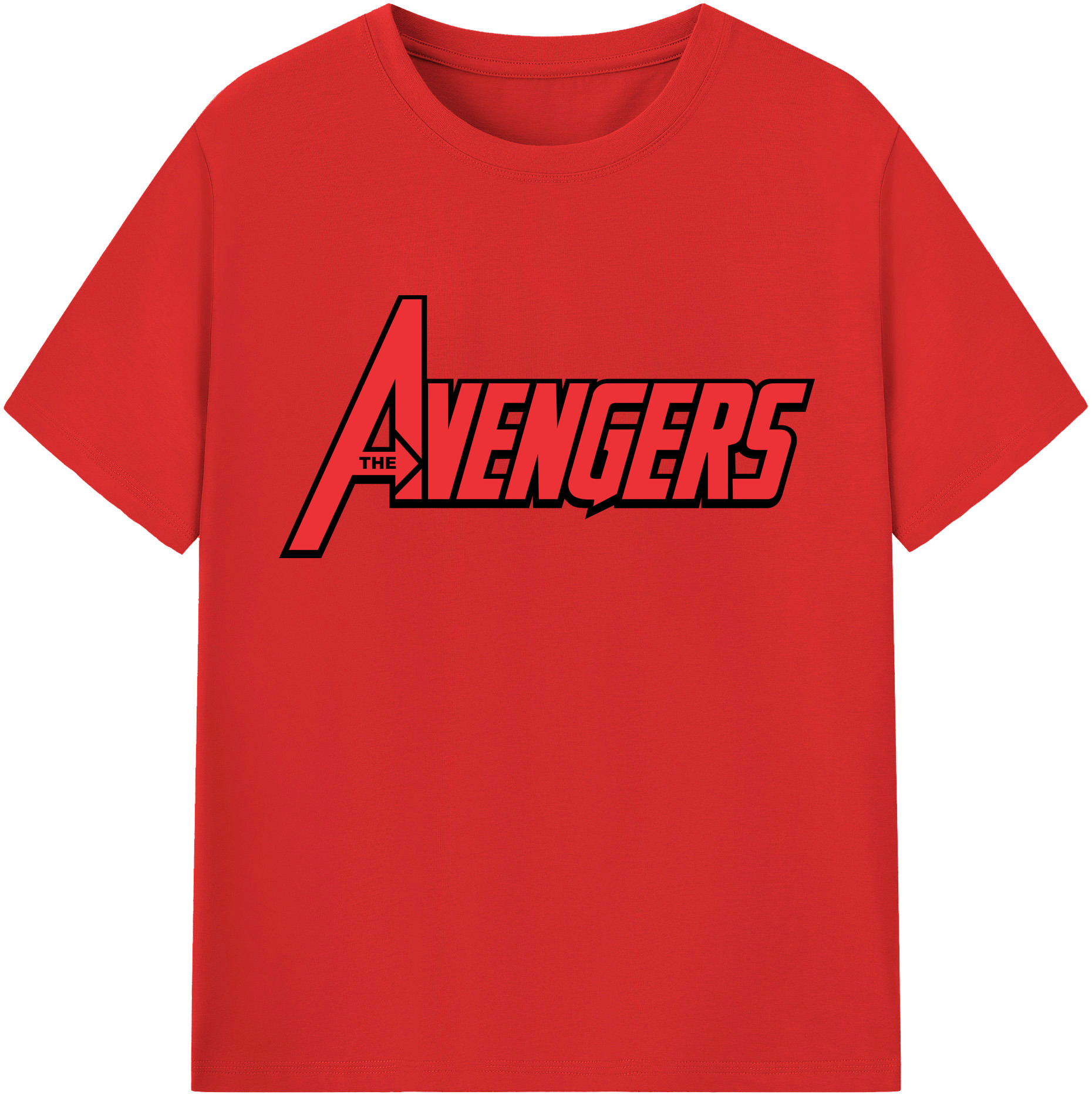 （画像用） アベンジャーズ The Avengers レディースカジュアルプリントTシャツ（綿100％）