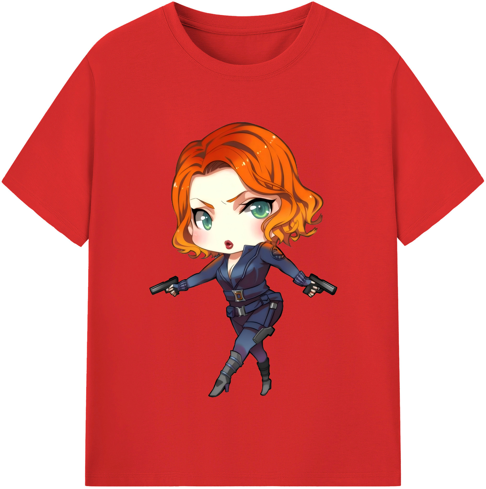 （画像用） アベンジャーズ The Avengers レディースカジュアルプリントTシャツ（綿100％）
