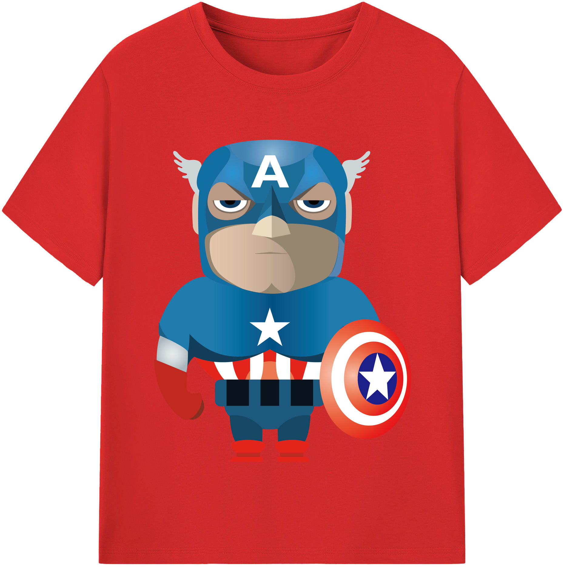 （画像用） アベンジャーズ The Avengers レディースカジュアルプリントTシャツ（綿100％）