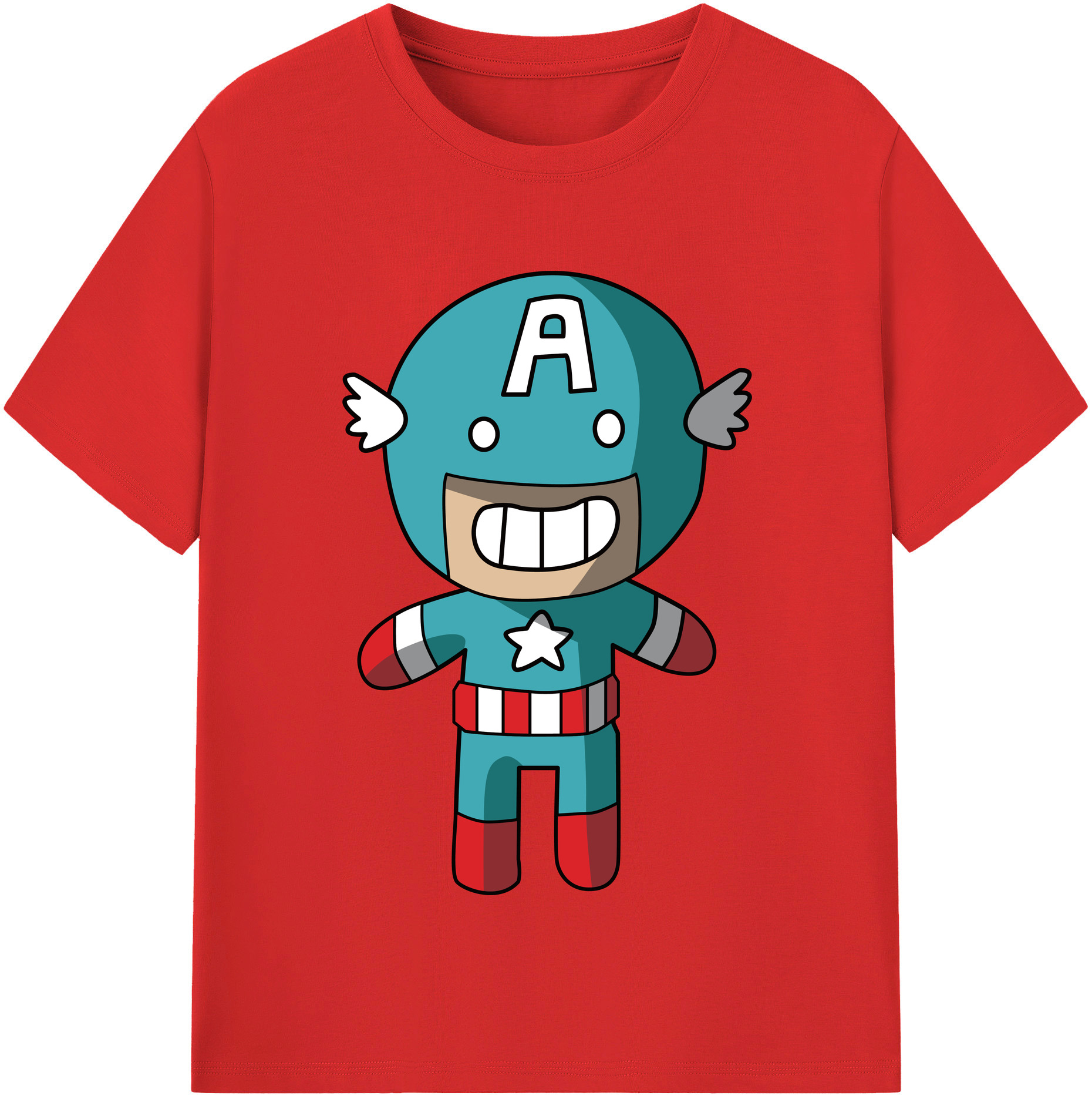 （画像用） アベンジャーズ The Avengers レディースカジュアルプリントTシャツ（綿100％）