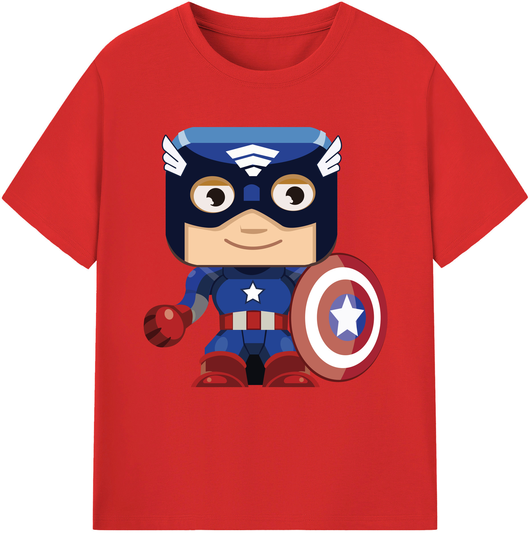 （画像用） アベンジャーズ The Avengers レディースカジュアルプリントTシャツ（綿100％）