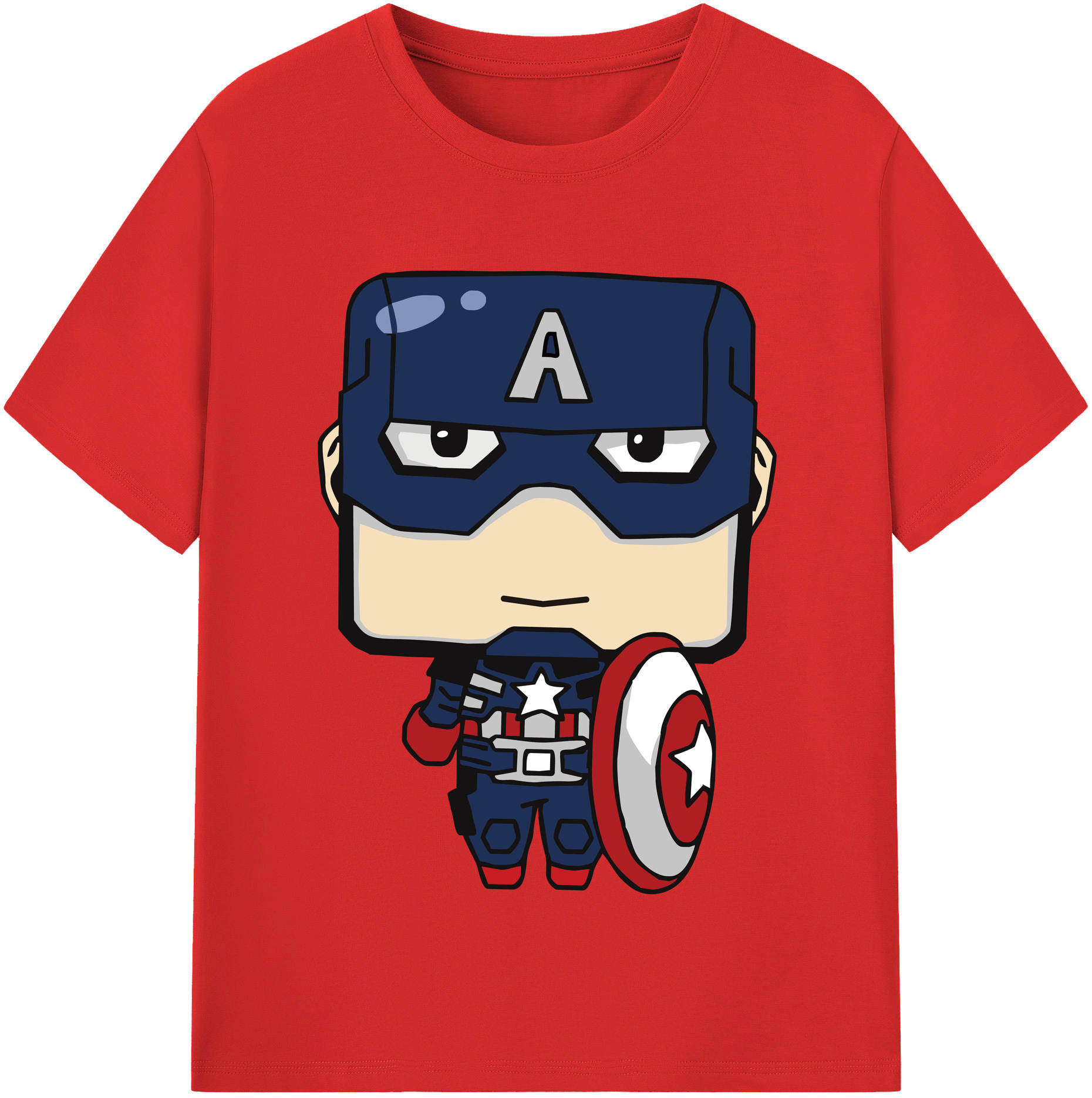 （画像用） アベンジャーズ The Avengers レディースカジュアルプリントTシャツ（綿100％）