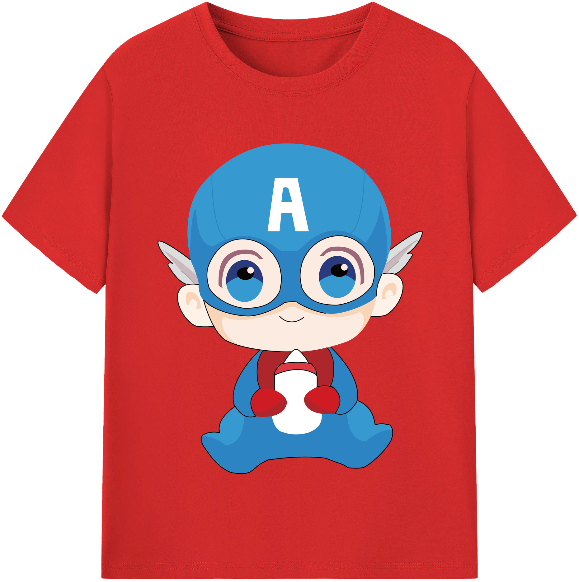 （画像用） アベンジャーズ The Avengers レディースカジュアルプリントTシャツ（綿100％）