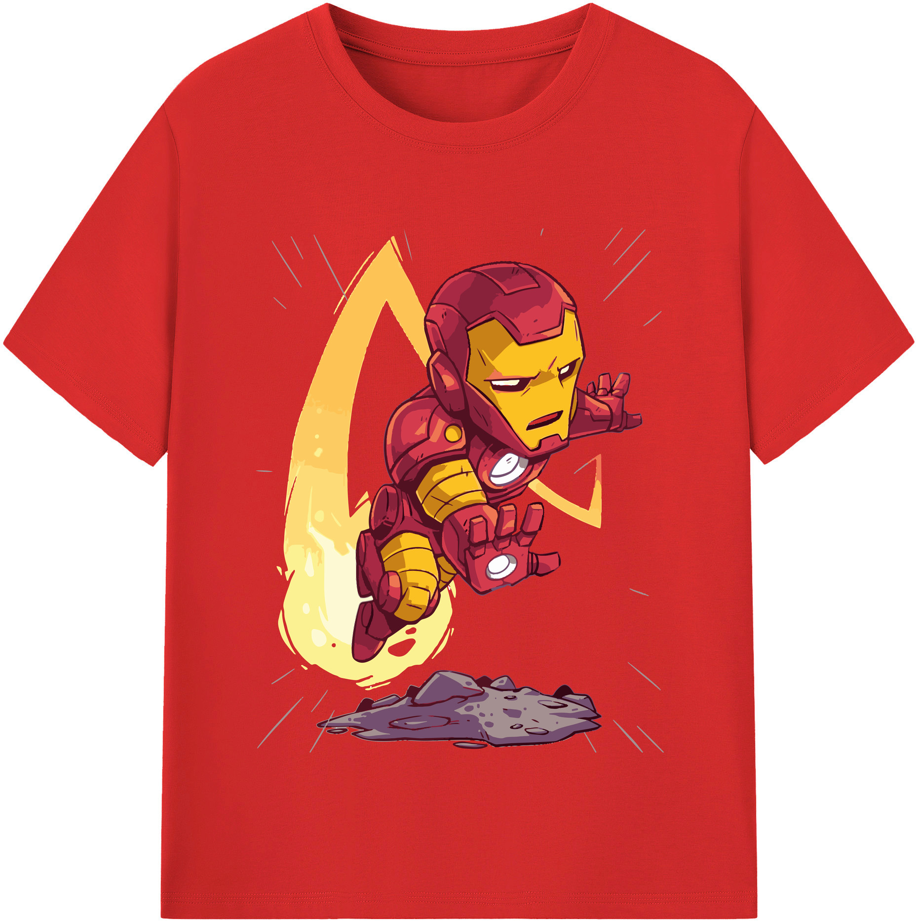 （画像用） アベンジャーズ The Avengers レディースカジュアルプリントTシャツ（綿100％）