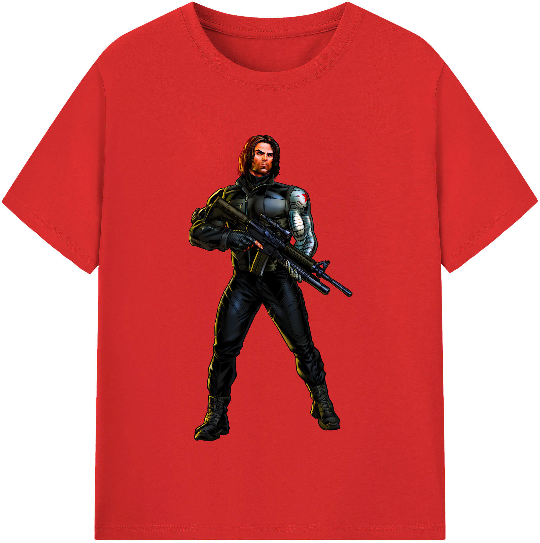 （画像用） アベンジャーズ The Avengers レディースカジュアルプリントTシャツ（綿100％）