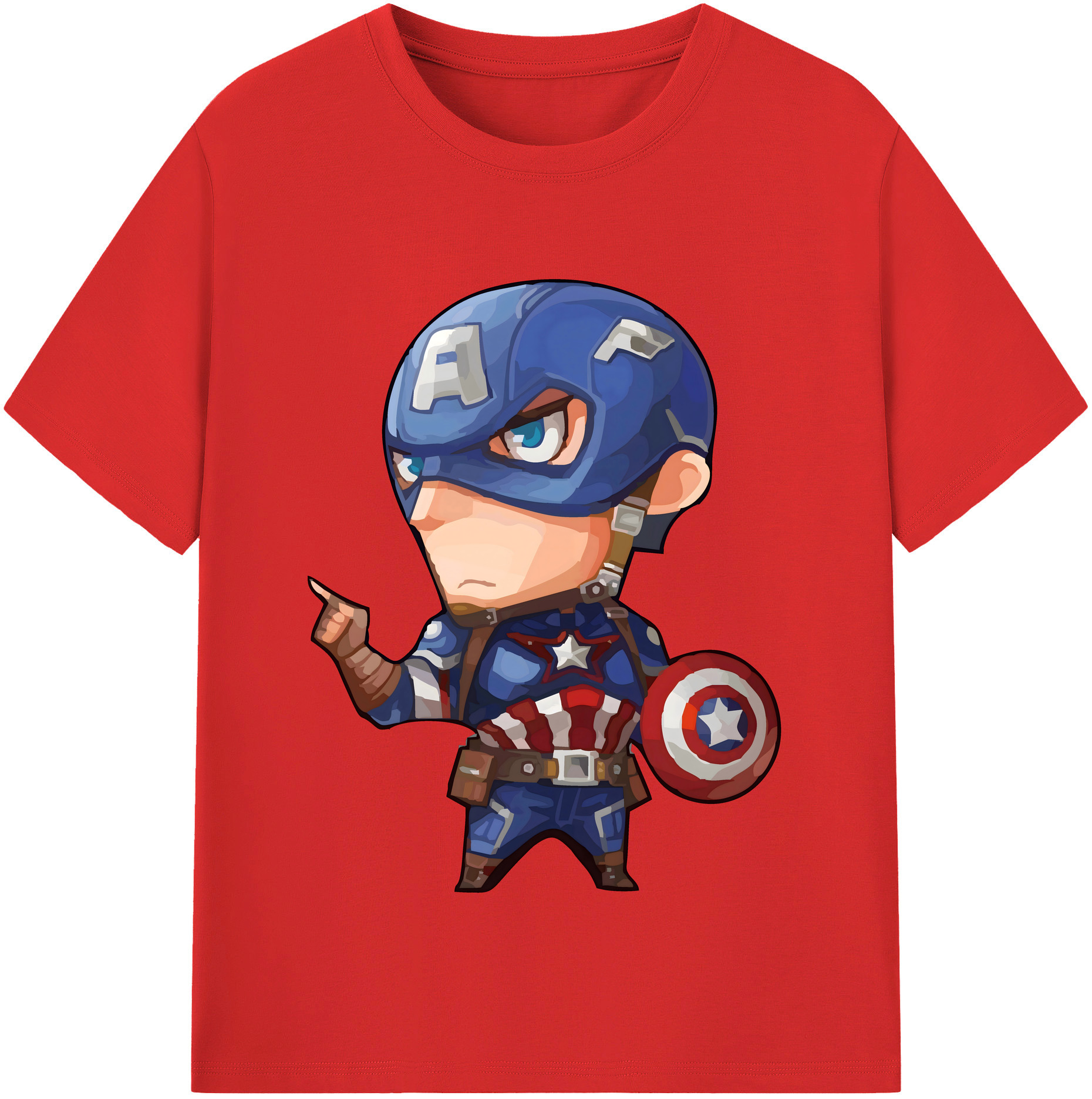 （画像用） アベンジャーズ The Avengers レディースカジュアルプリントTシャツ（綿100％）