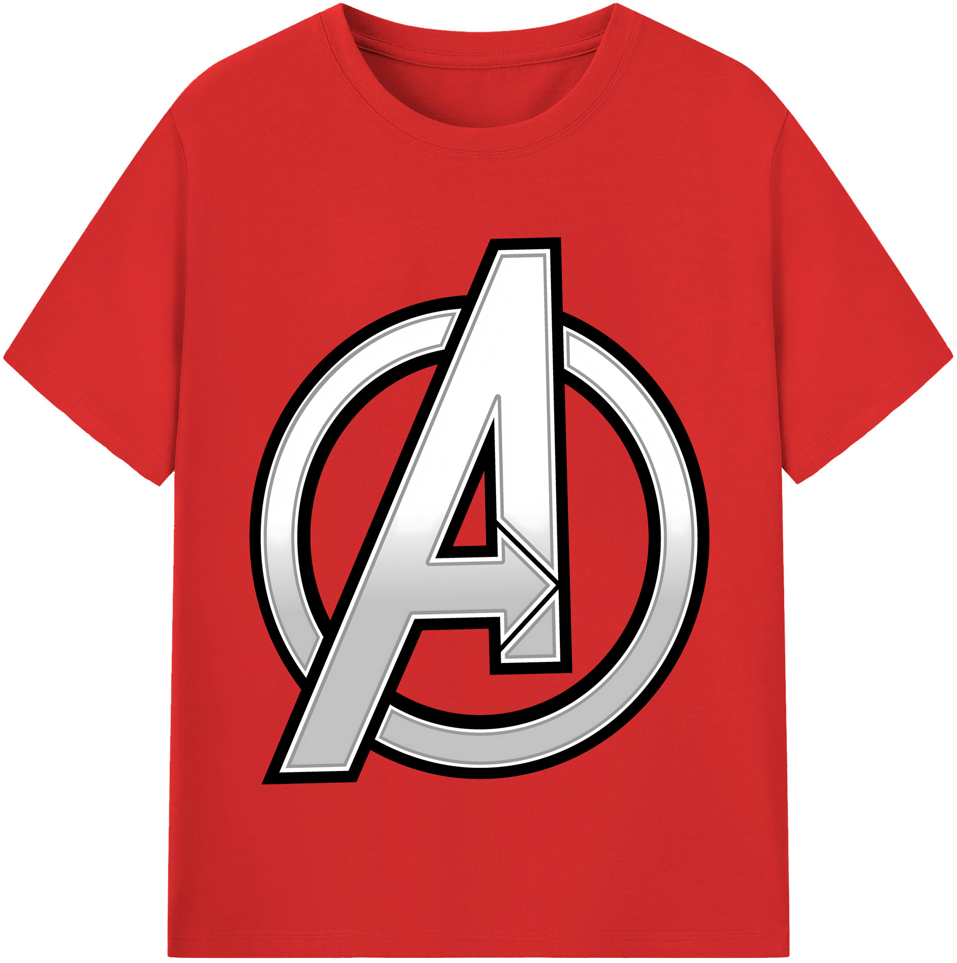 （画像用） アベンジャーズ The Avengers レディースカジュアルプリントTシャツ（綿100％）