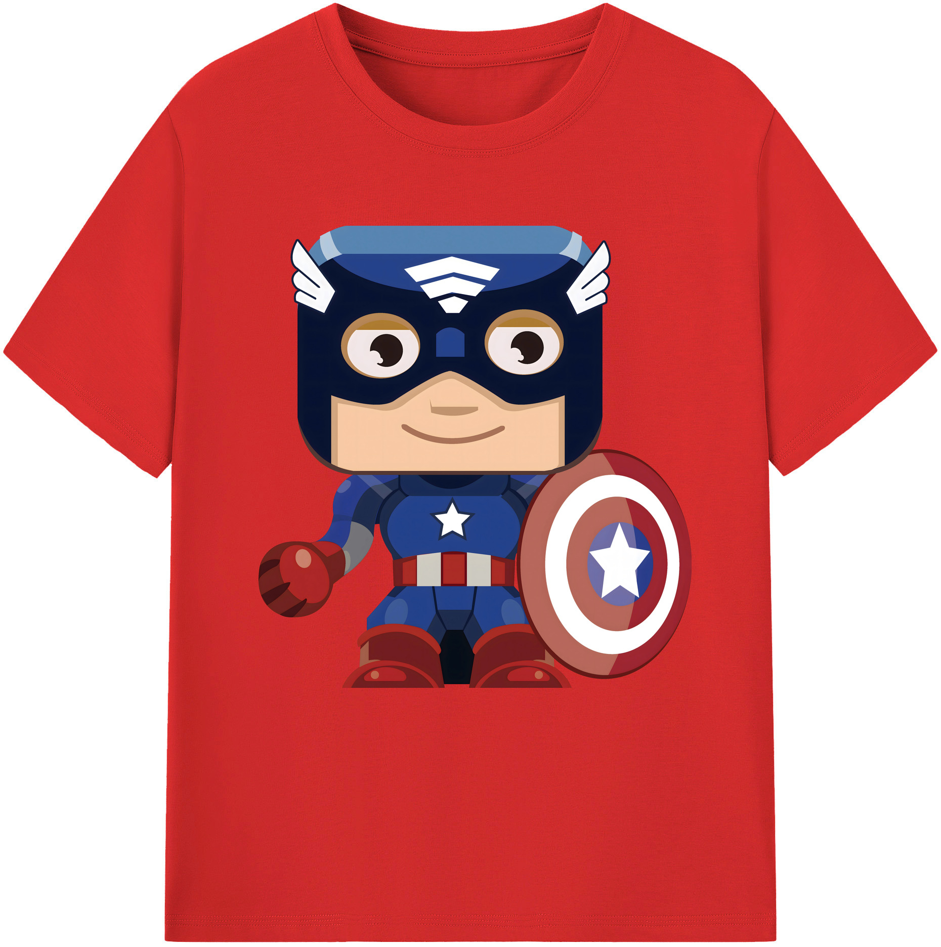 （画像用） アベンジャーズ The Avengers レディースカジュアルプリントTシャツ（綿100％）