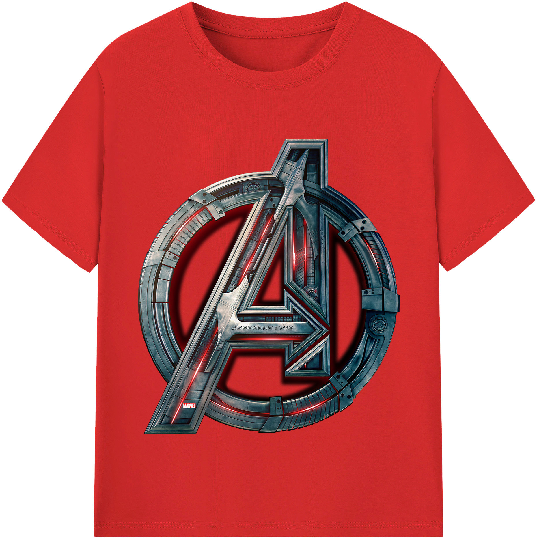 （画像用） アベンジャーズ The Avengers レディースカジュアルプリントTシャツ（綿100％）
